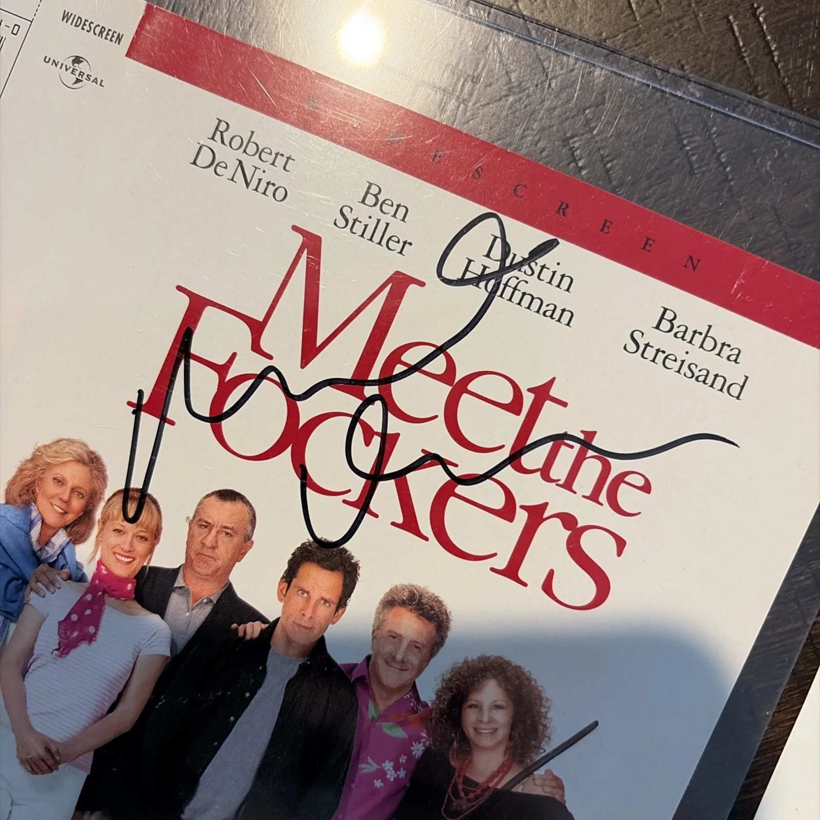 Robert De Niro — Meet The Fockers DVD Cover Signed By Robert De Niro And Dustin Hoffman JSA, image 4