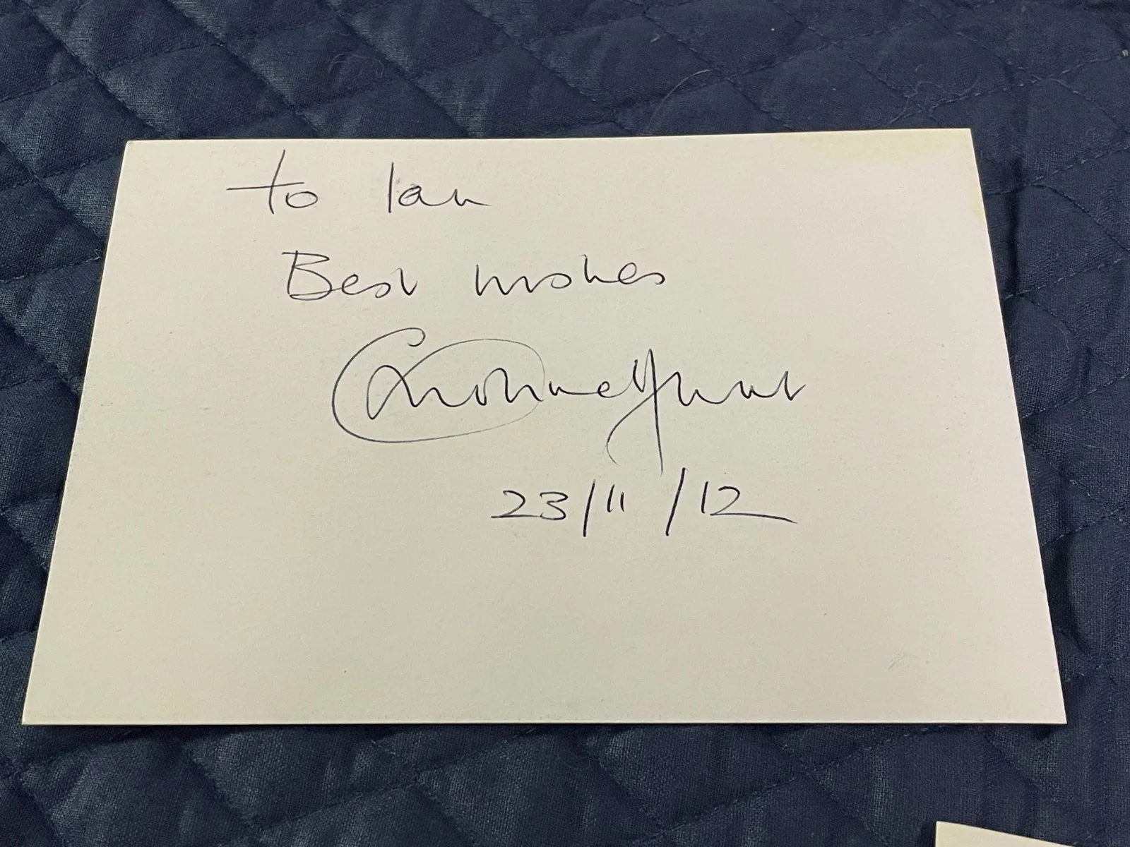 Various — 10 Doctor Who Autographs: A Few Rarities! Hunt, Tranchell, Peck, & more, изображение 5