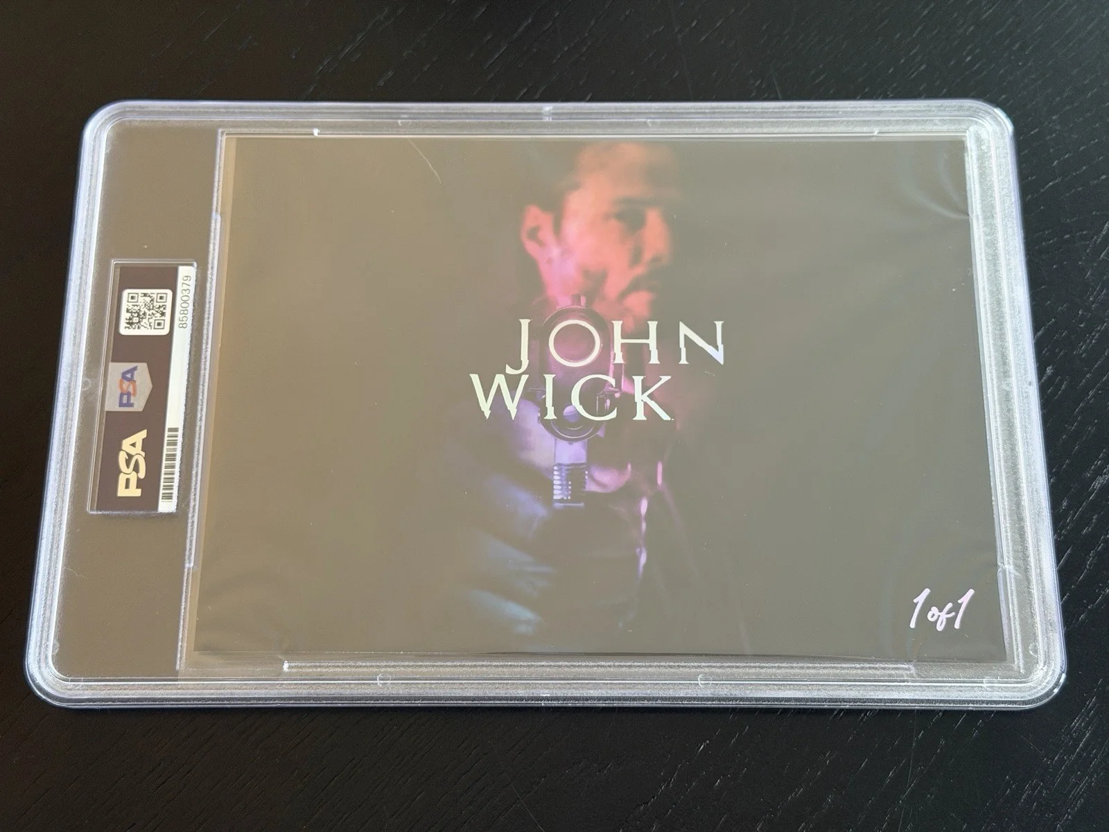 Keanu Reeves Signed Custom Cut Photo PSA Slabbed John Wick Actor, image 2