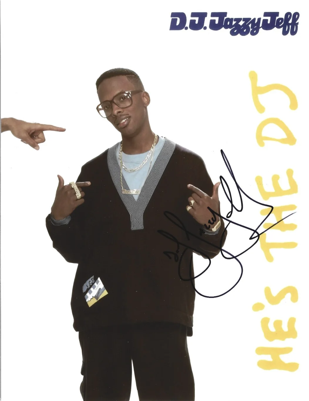 DJ Jazzy Jeff — DJ Jazzy Jeff REAL hand SIGNED Photo #2 COA Autographed Fresh Prince of Bel-Air