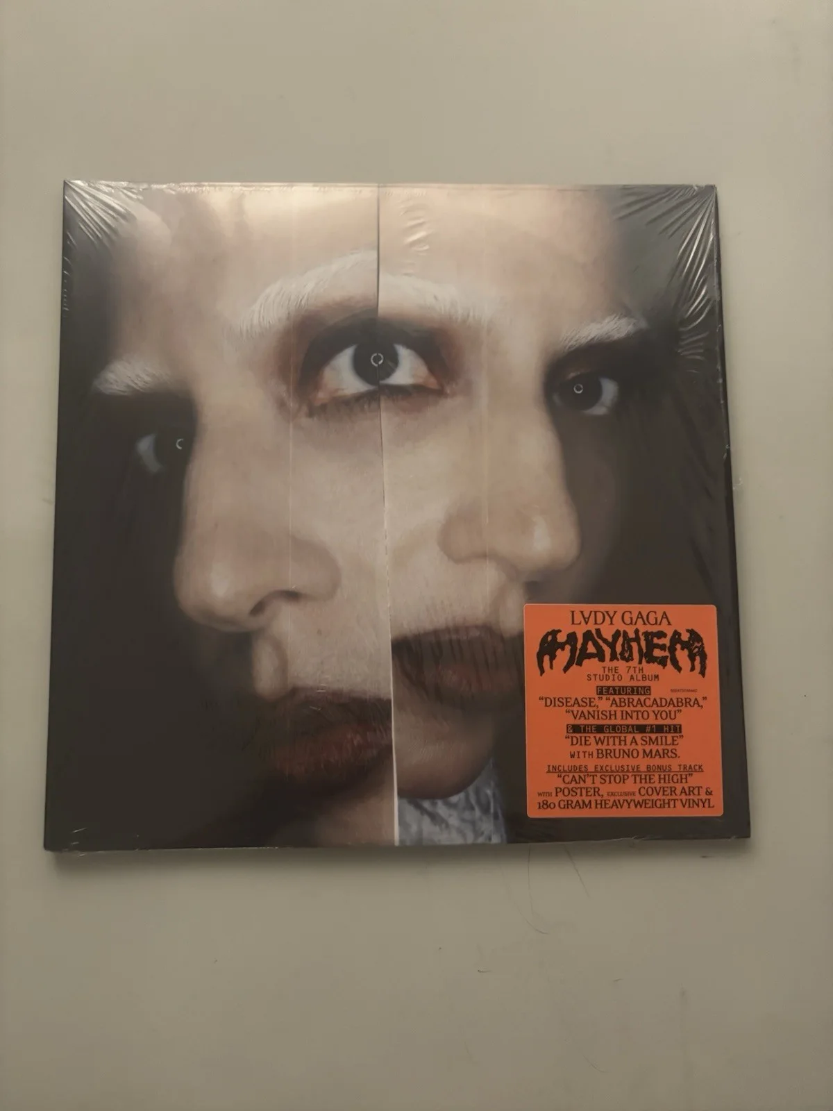 Lady Gaga Signed Autographed Mayhem 180G Black Vinyl Insert Psa/Dna Coa, image 2