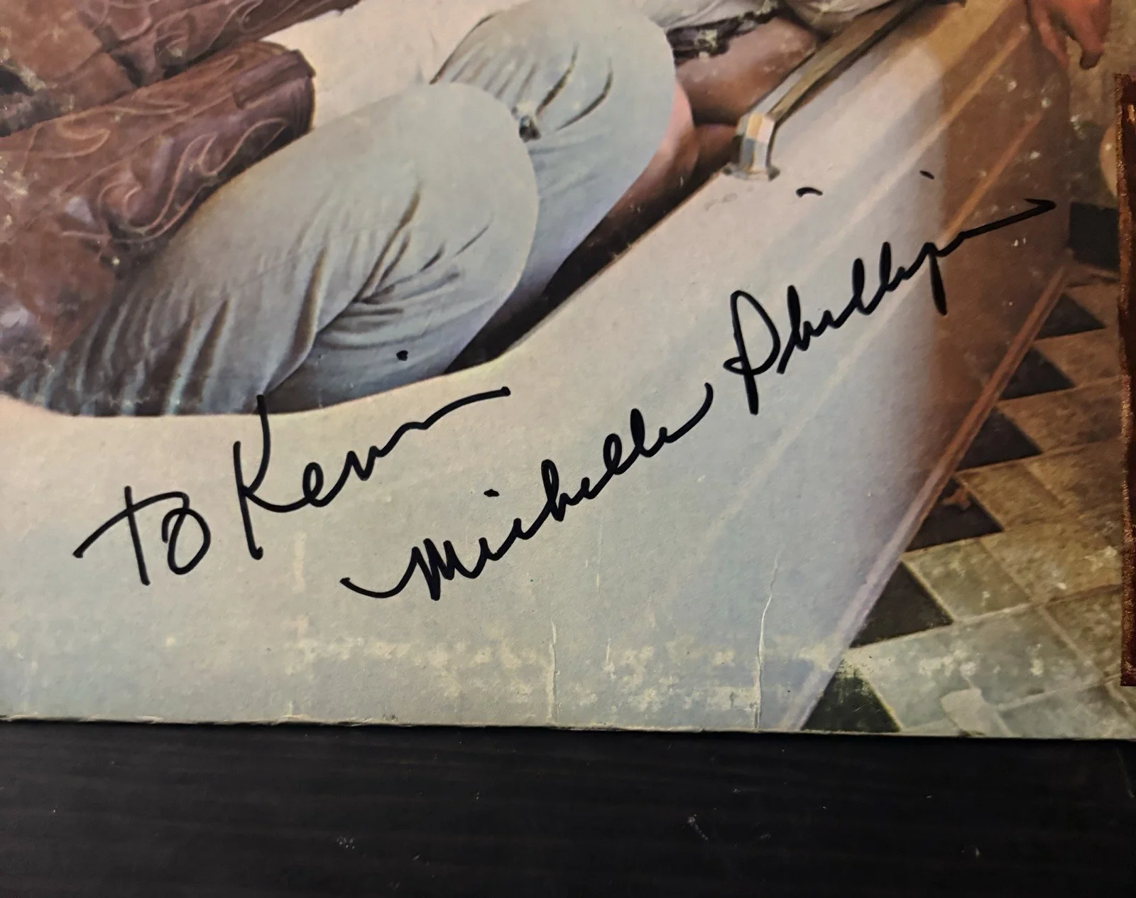 Michelle Phillips Signed The Mamas And The Papas If You Can Believe Your Eyes LP, image 2