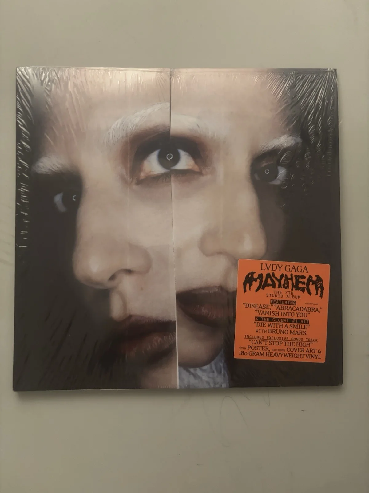 Lady Gaga Signed Autographed Mayhem 180G Black Vinyl Insert Psa/Dna Coa, image 2