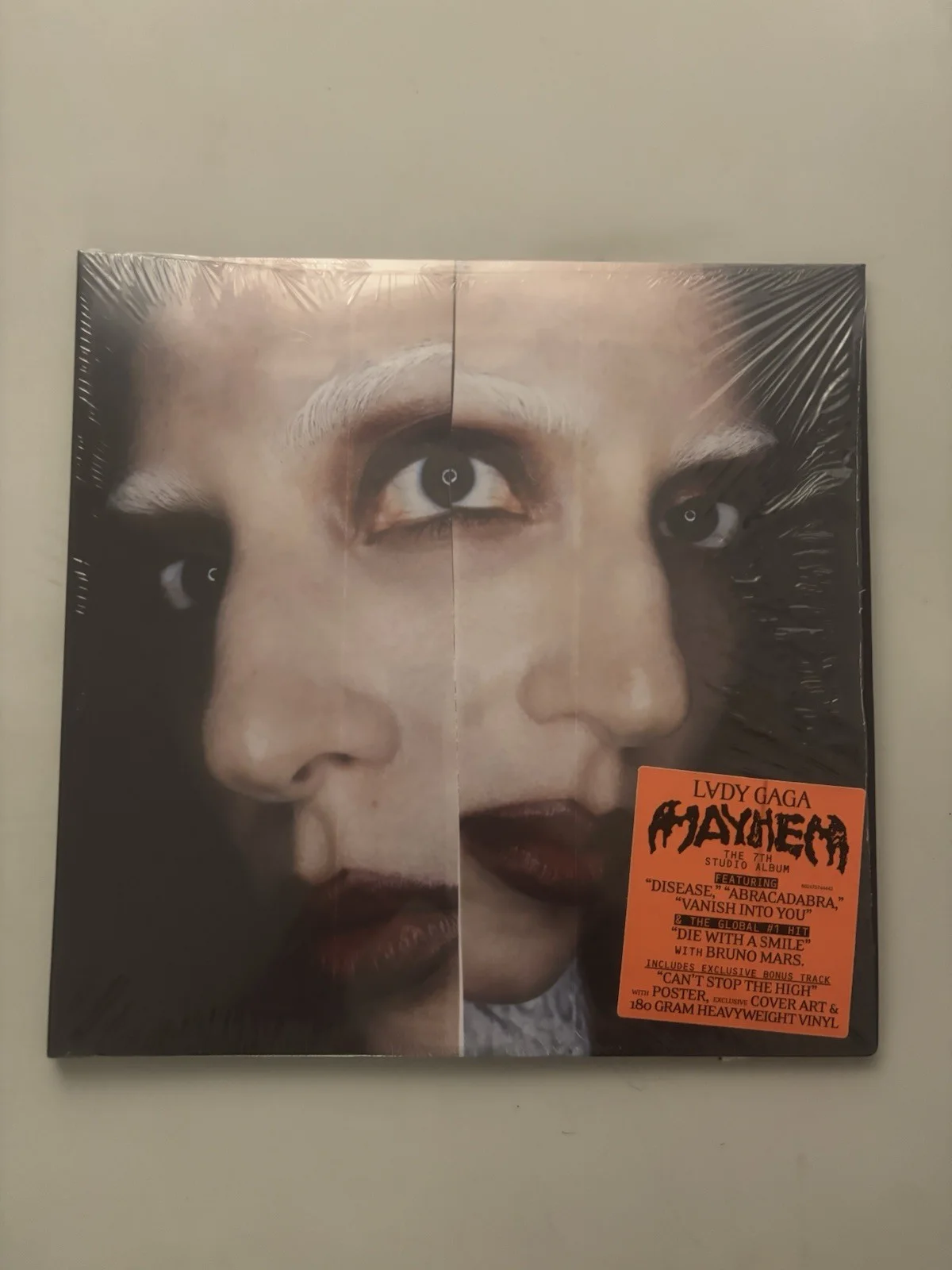 Lady Gaga Signed Autographed Mayhem 180G Black Vinyl Insert Psa/Dna Coa, image 2