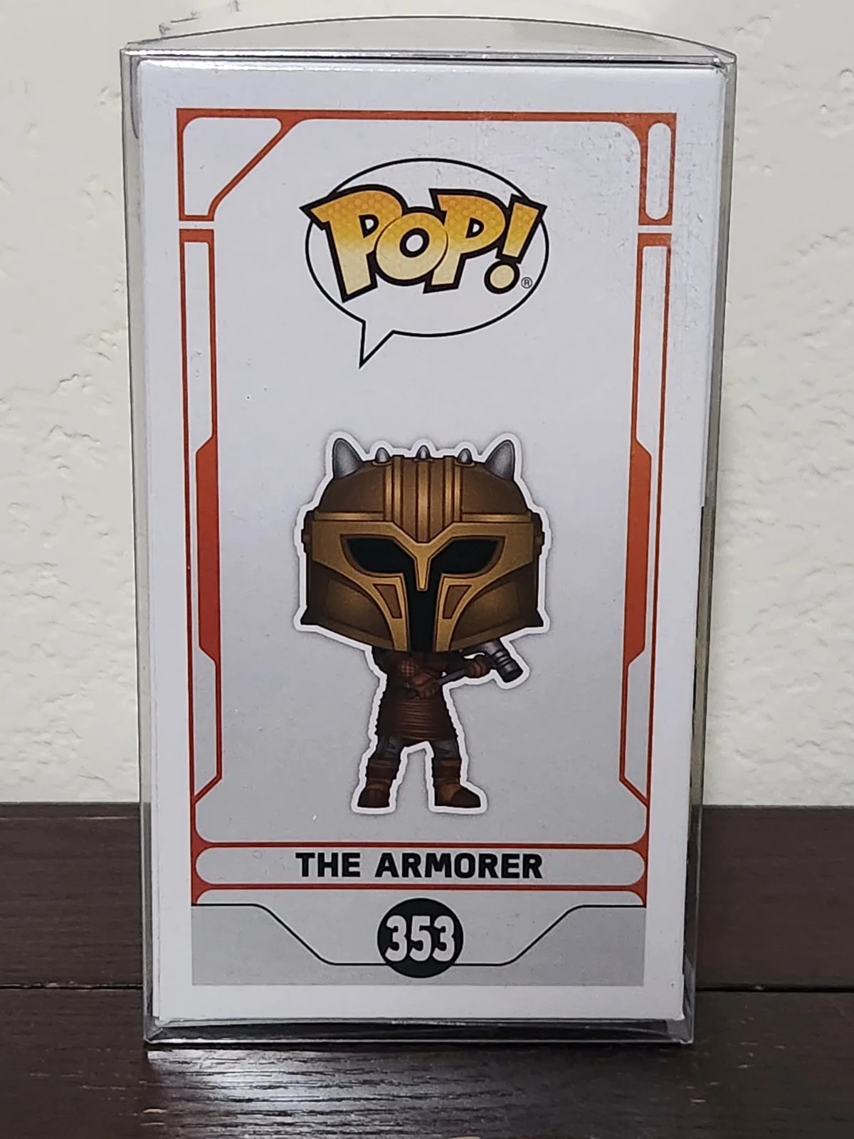 Emily Swallow — Signed EMILY SWALLOW Armorer Mandalorian Funko Pop 353 Autograph JSA COA, изображение 3