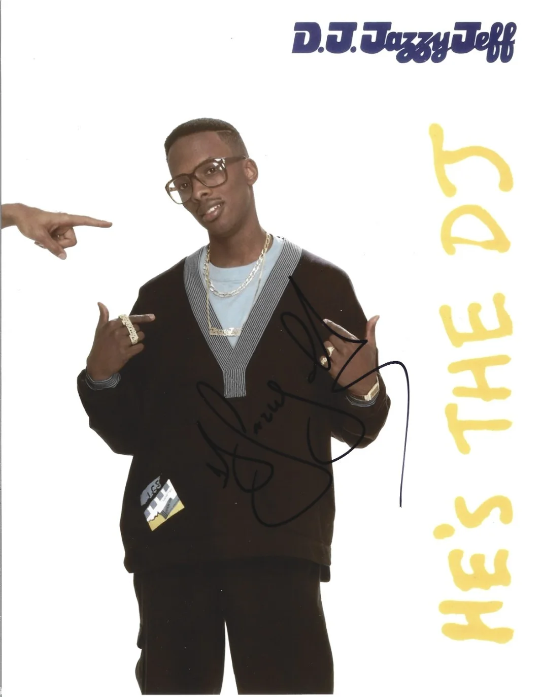 DJ Jazzy Jeff — DJ Jazzy Jeff REAL hand SIGNED Photo #3 COA Autographed Fresh Prince of Bel-Air