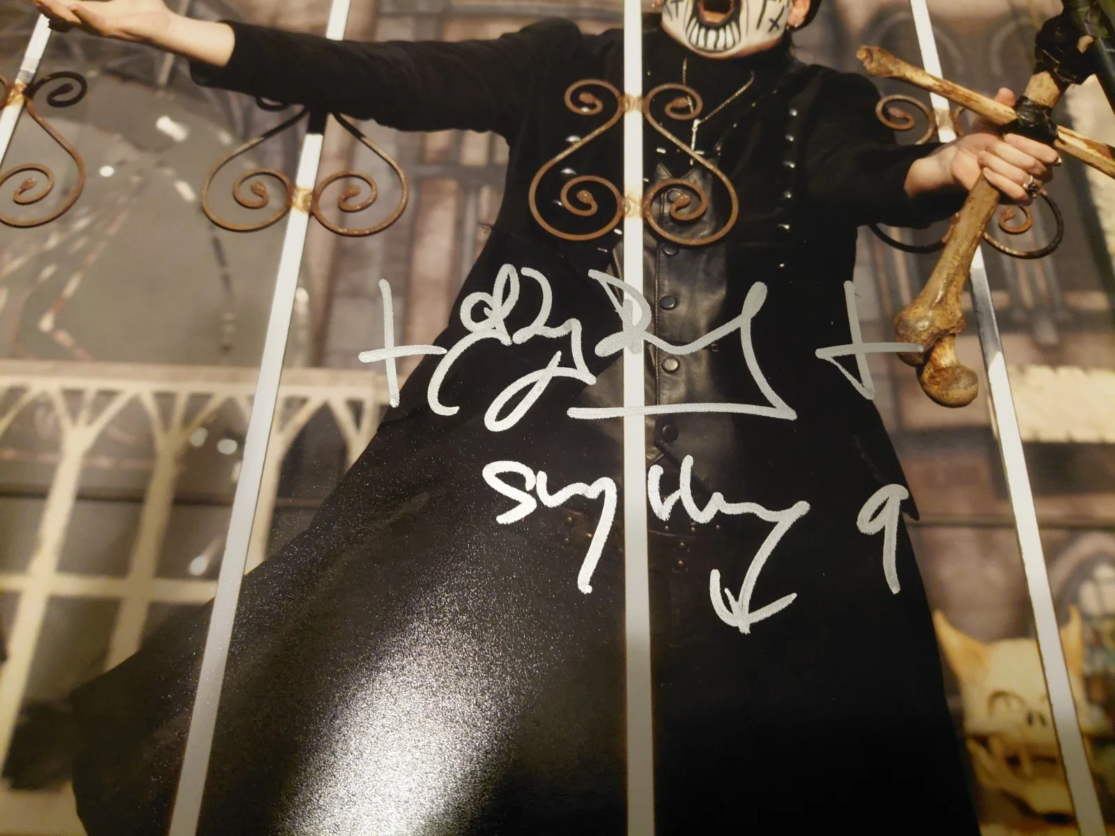 King Diamond signed 11X14 signed photo PSA DNA COA, image 2