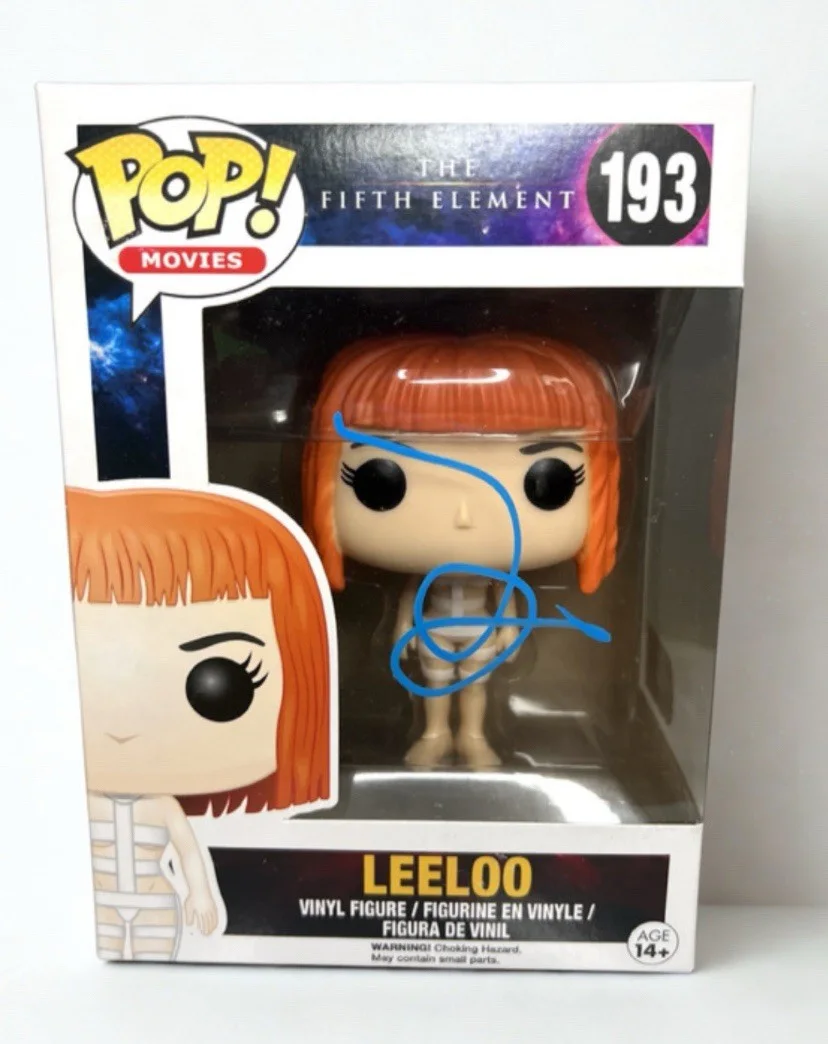 Milla Jovovich — Milla Jovovich The Fifth Element ‘Leeloo’ Signed Funko Pop SWAU COA
