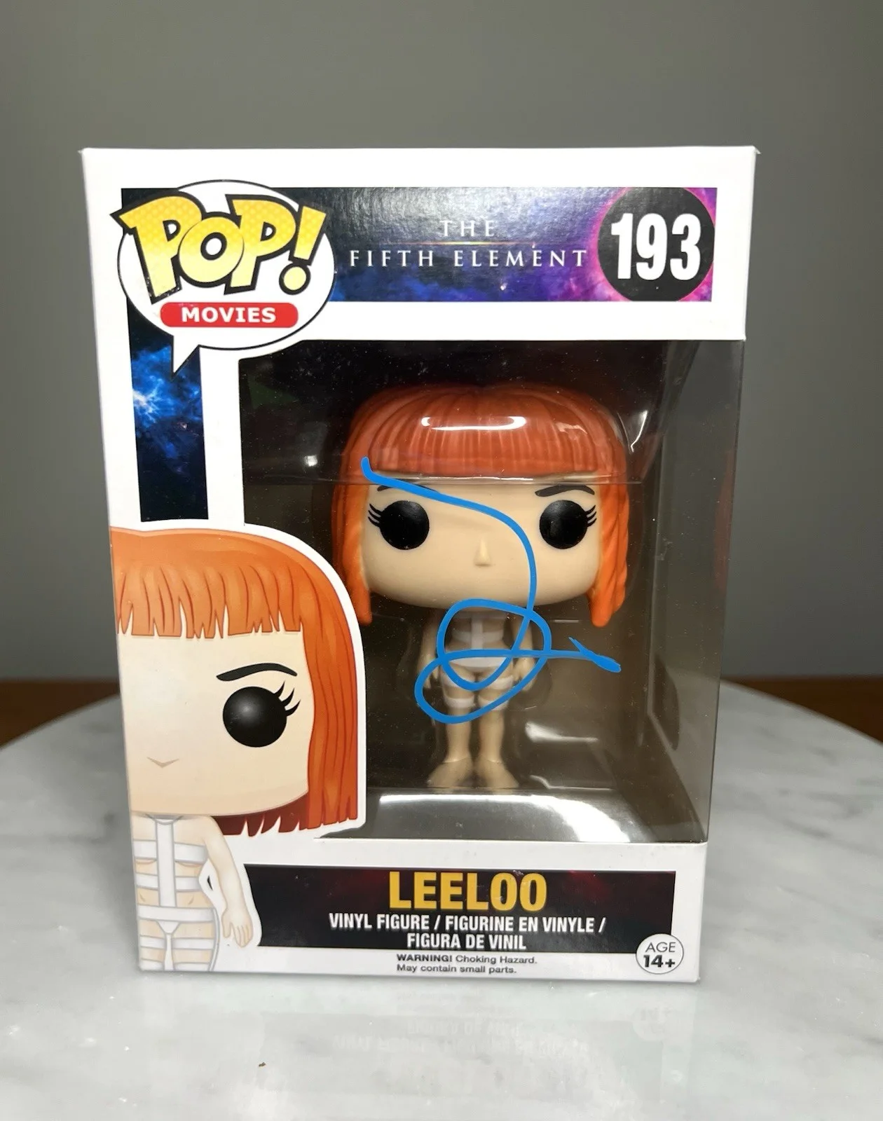 Milla Jovovich — Milla Jovovich The Fifth Element ‘Leeloo’ Signed Funko Pop SWAU COA, изображение 2