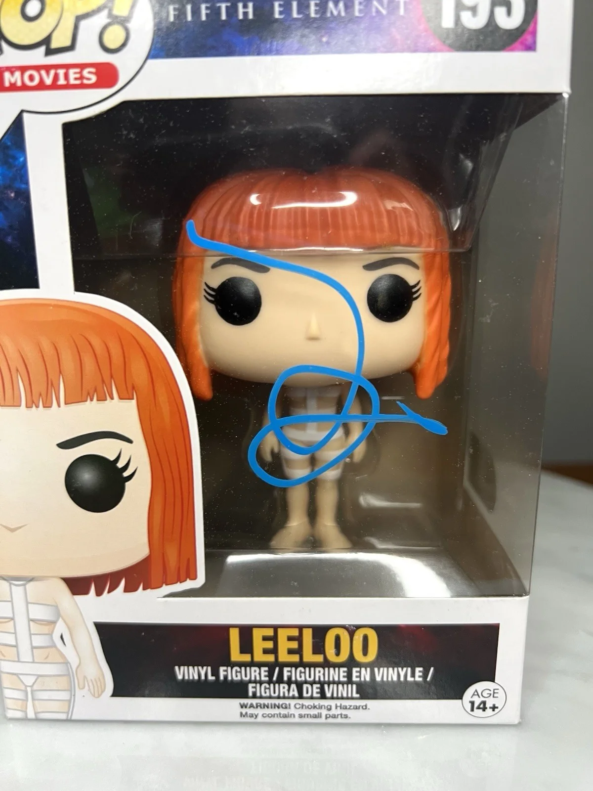 Milla Jovovich — Milla Jovovich The Fifth Element ‘Leeloo’ Signed Funko Pop SWAU COA, изображение 3