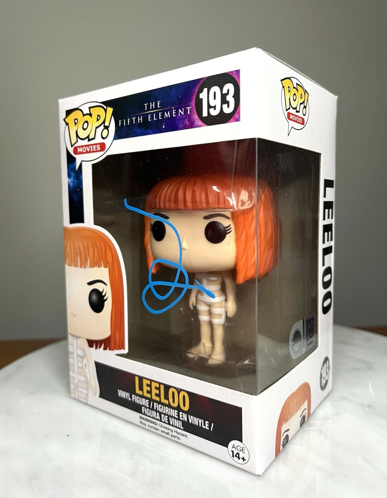 Milla Jovovich — Milla Jovovich The Fifth Element ‘Leeloo’ Signed Funko Pop SWAU COA, изображение 4