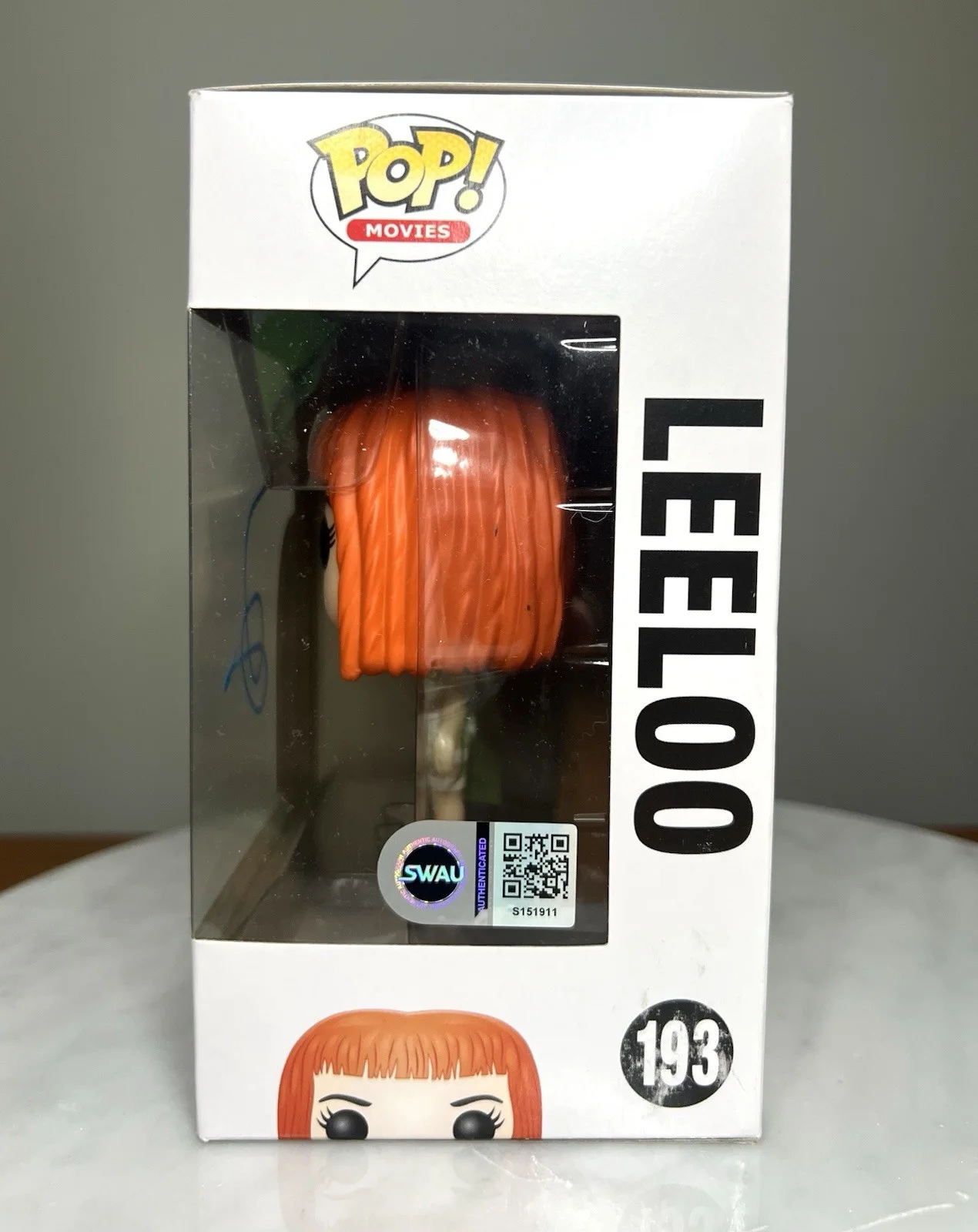 Milla Jovovich — Milla Jovovich The Fifth Element ‘Leeloo’ Signed Funko Pop SWAU COA, изображение 5