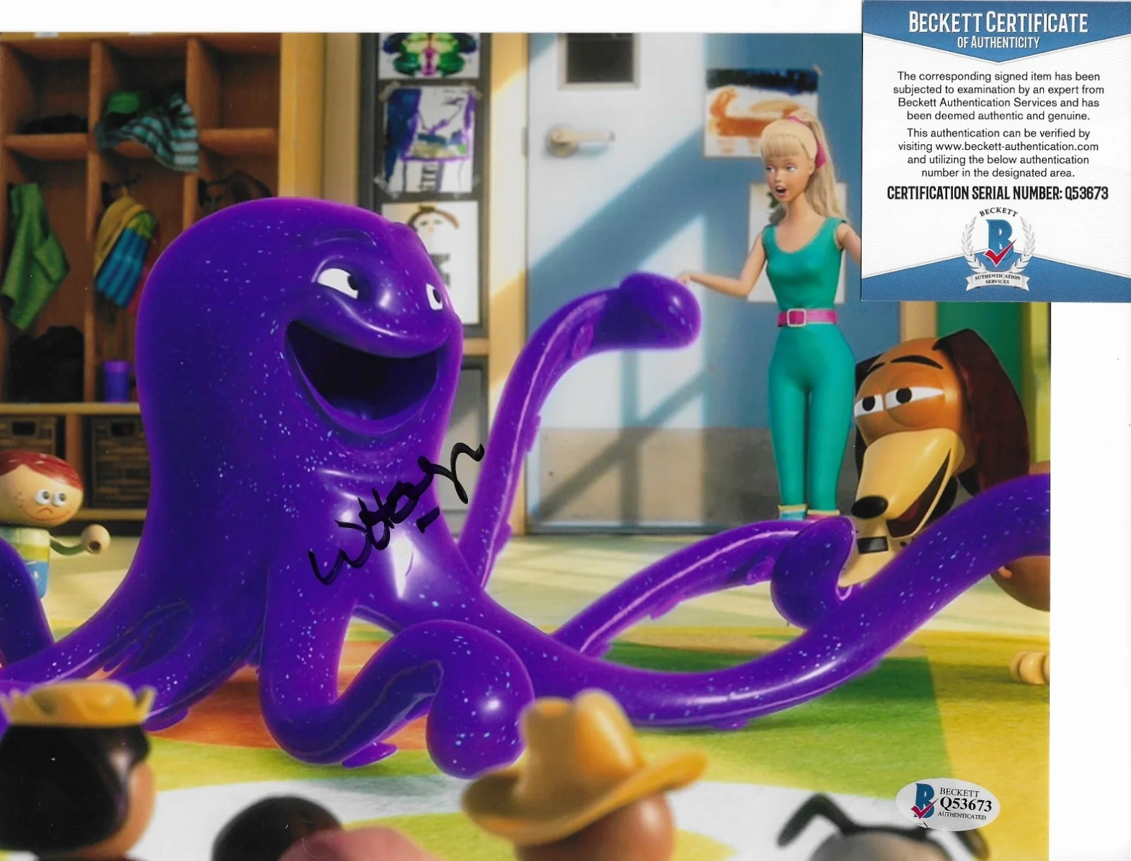 Whoopi Goldberg — Whoopi Goldberg BAS COA Signed 8x10 Photo Autographed Toy Story 3 Stretch, изображение 2
