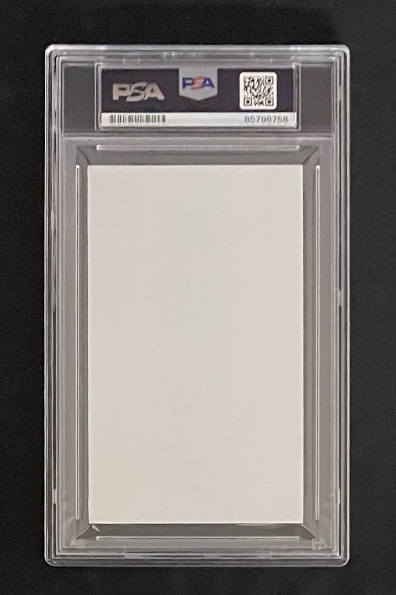 Joe Alves — Joe Alves PSA/DNA Signed Cut Signature Sketch 3x5 Autographed Slabbed Jaws, image 4