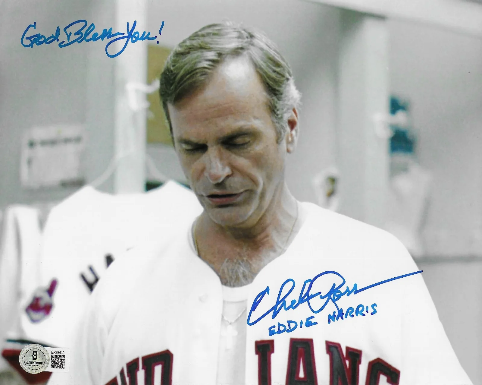 Chelcie Ross — Chelcie Ross BAS Signed 8x10 Photo Autographed Major League Eddie Harris 19