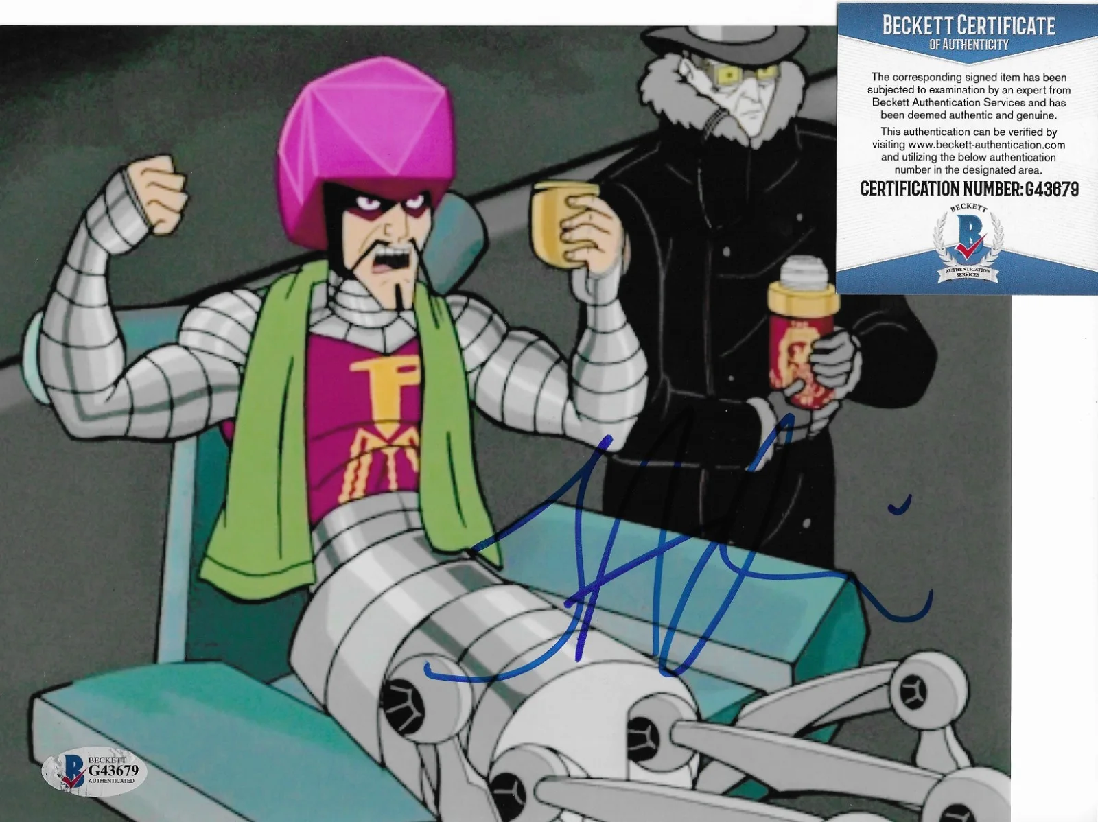 James Adomian — James Adomian BAS COA Signed 8x10 Photo Autographed Venture Bros Phineas Phage, image 2