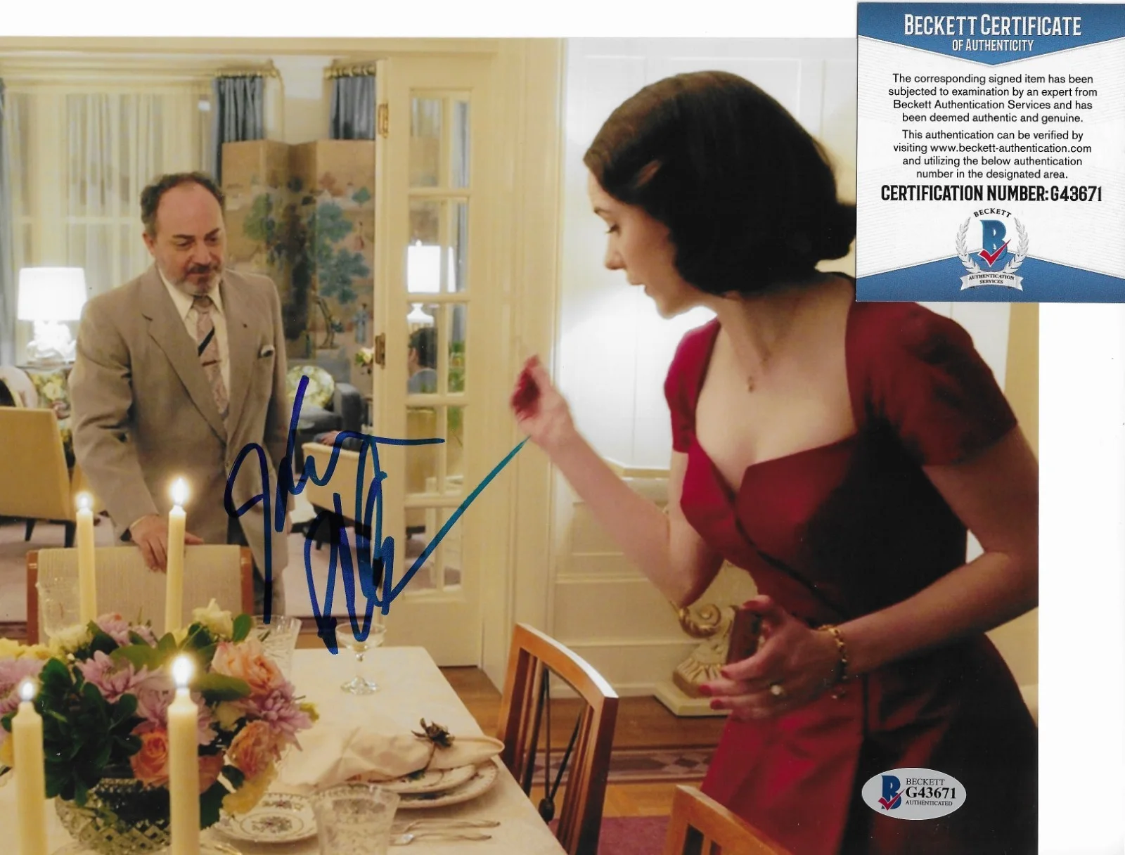 Kevin Pollack — Kevin Pollack The Marvelous Mrs. Maisel Signed 8x10 Photo Autographed BAS COA 71, image 2