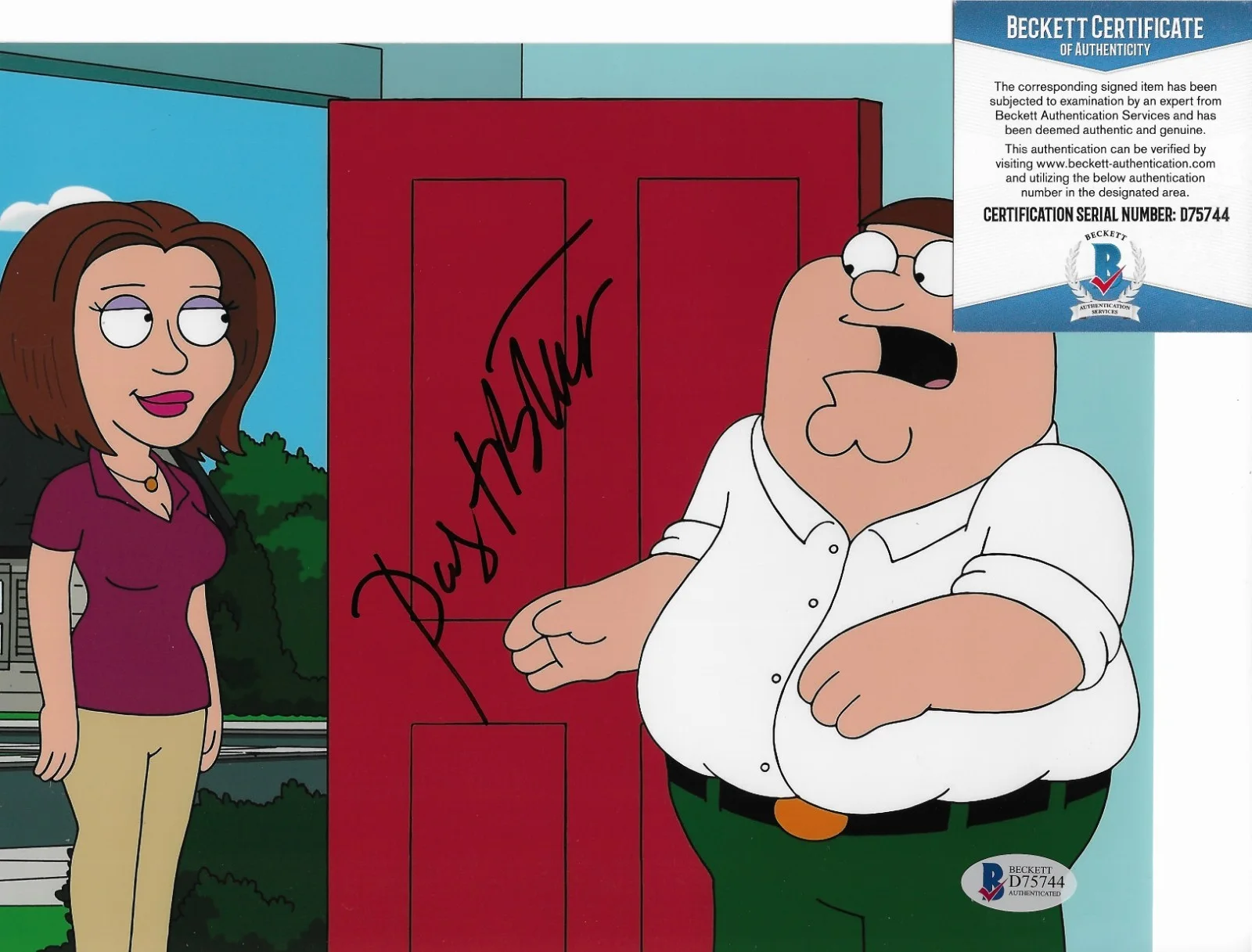 Paget Brewster — Paget Brewster BAS COA Signed 8x10 Photo Autographed Family Guy Gretchen Mercer, изображение 2