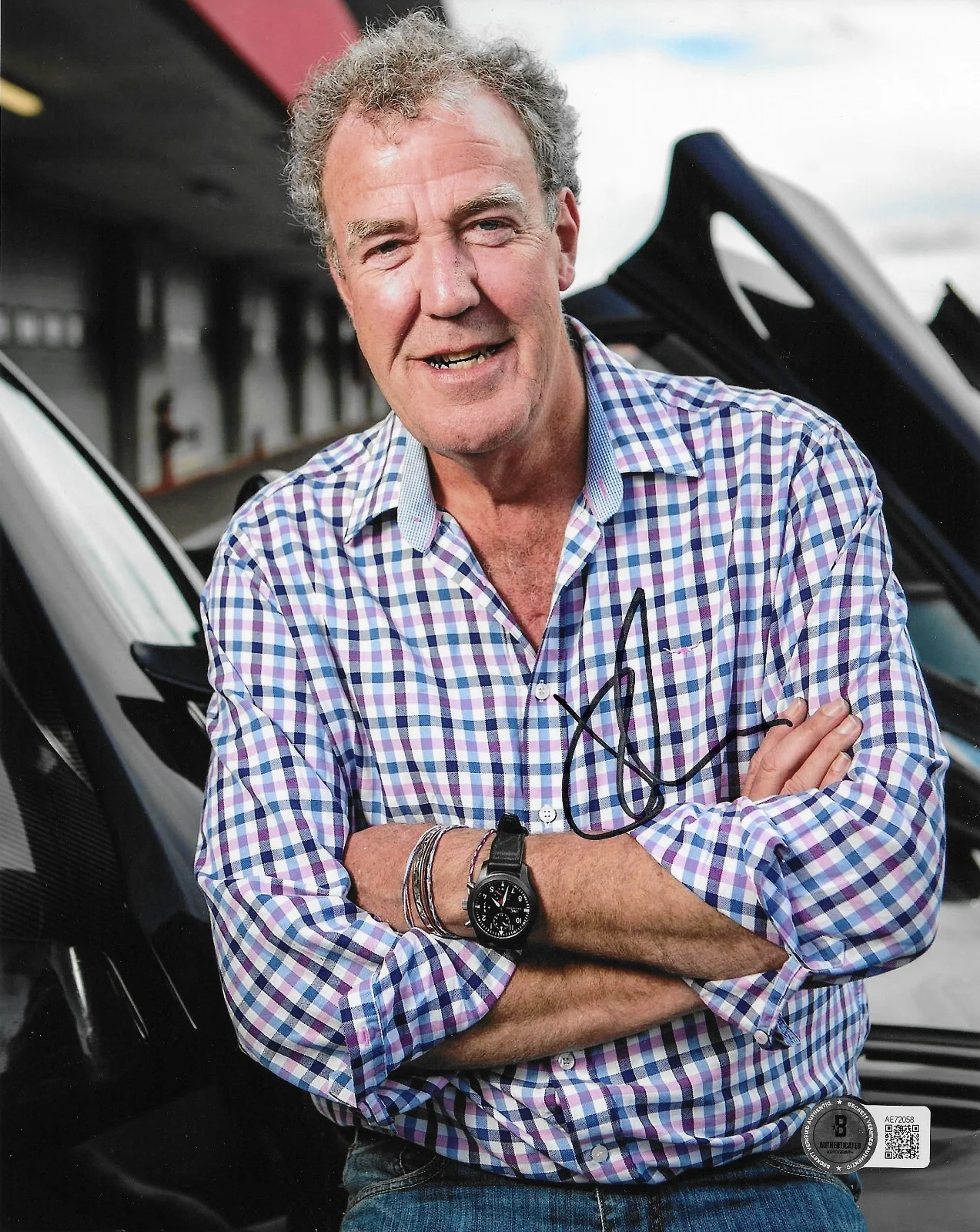 Jeremy Clarkson — Jeremy Clarkson Signed 8x10 Photo BAS Autographed Top Gear The Grand Tour 58