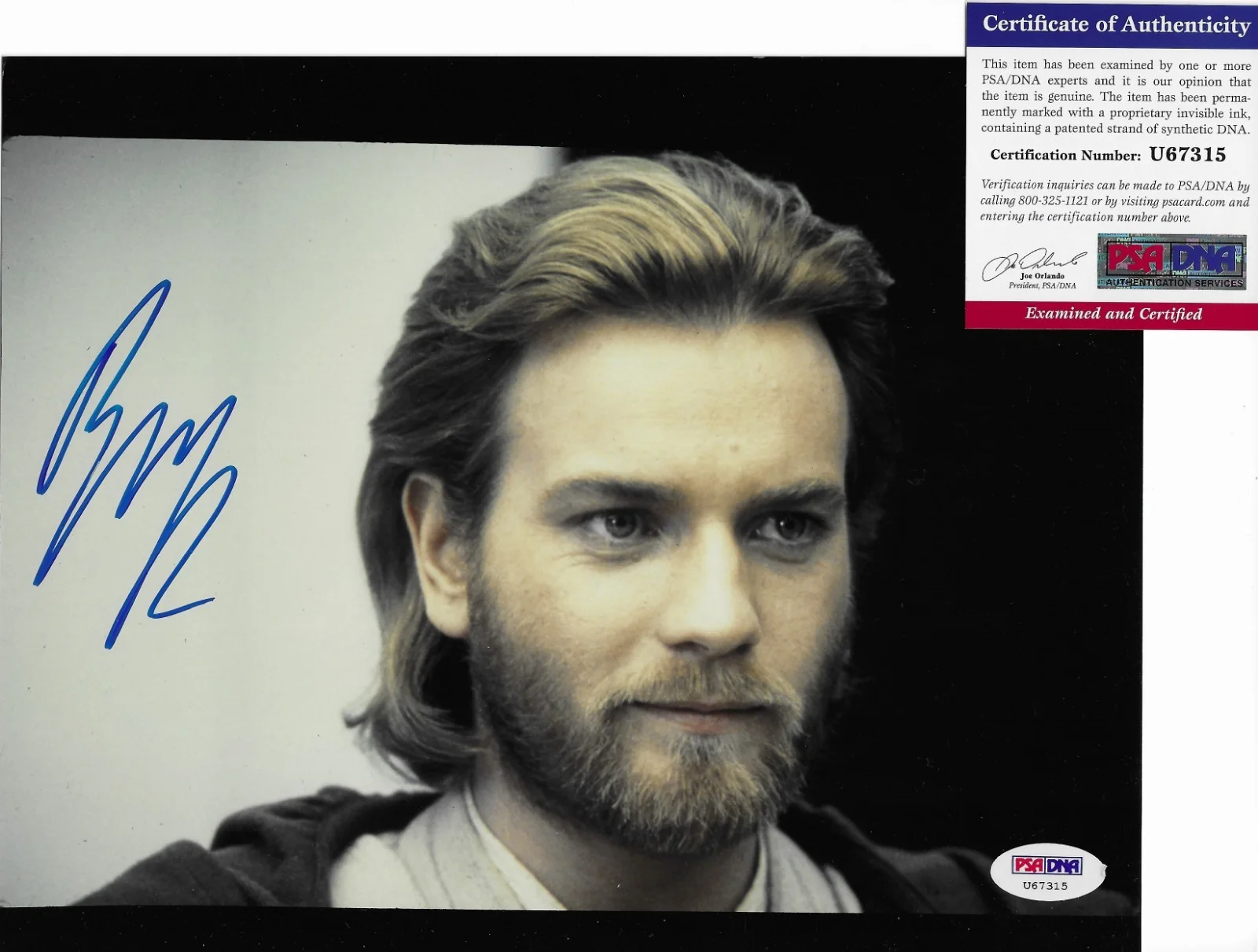 Ewan McGregor — Ewan McGregor Signed 8x10 Photo Autographed Obi-Wan Kenobi PSA/DNA Star Wars, изображение 2