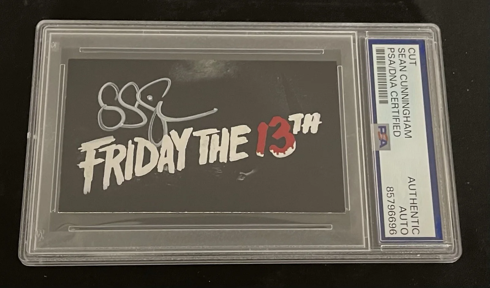 Sean Cunningham — Sean Cunningham PSA/DNA Signed Photo Cut Autographed Slabbed Friday the 13th, изображение 3