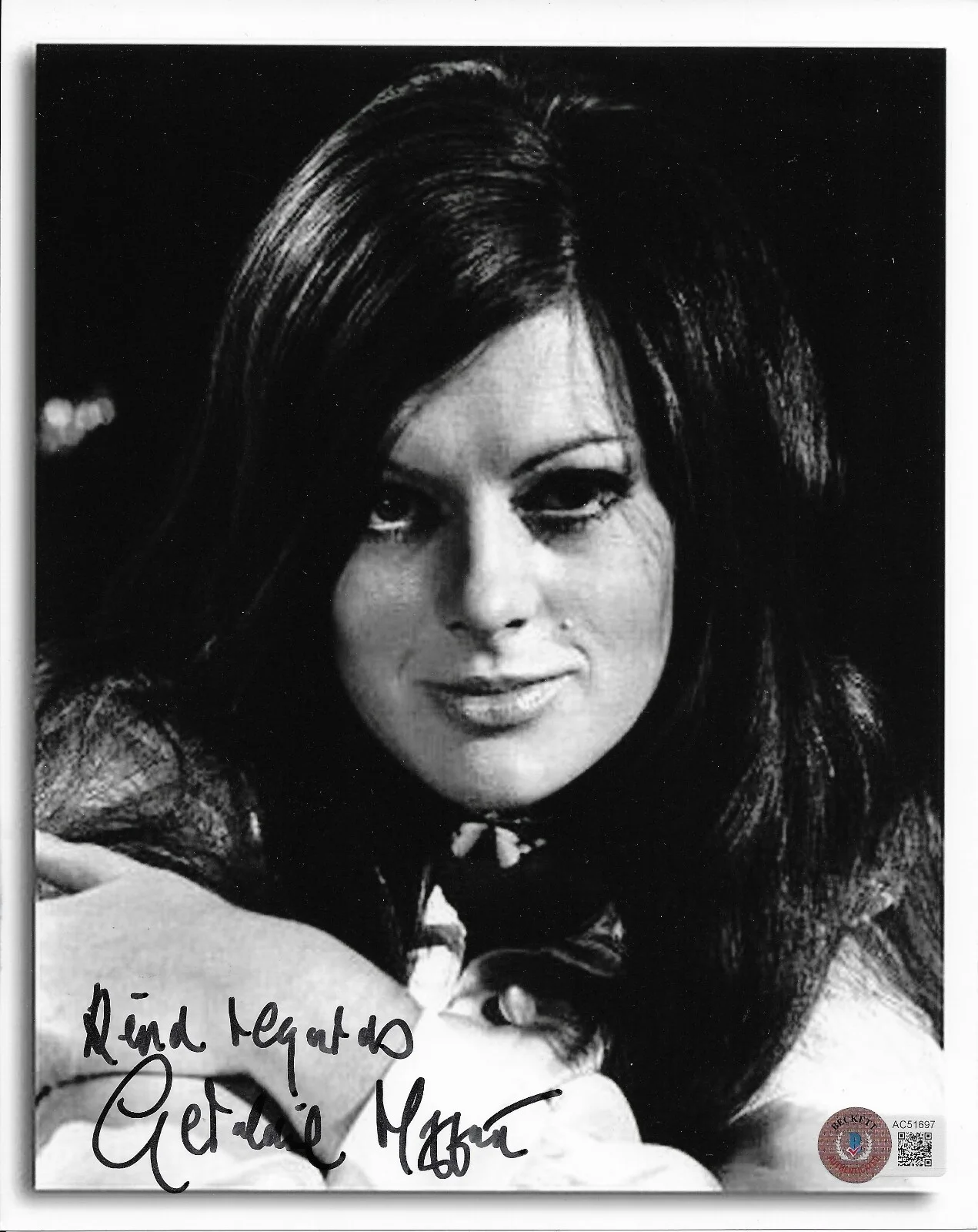Geraldine Moffat — Geraldine Moffat Signed 8x10 Photo Autographed BAS Get Carter 97