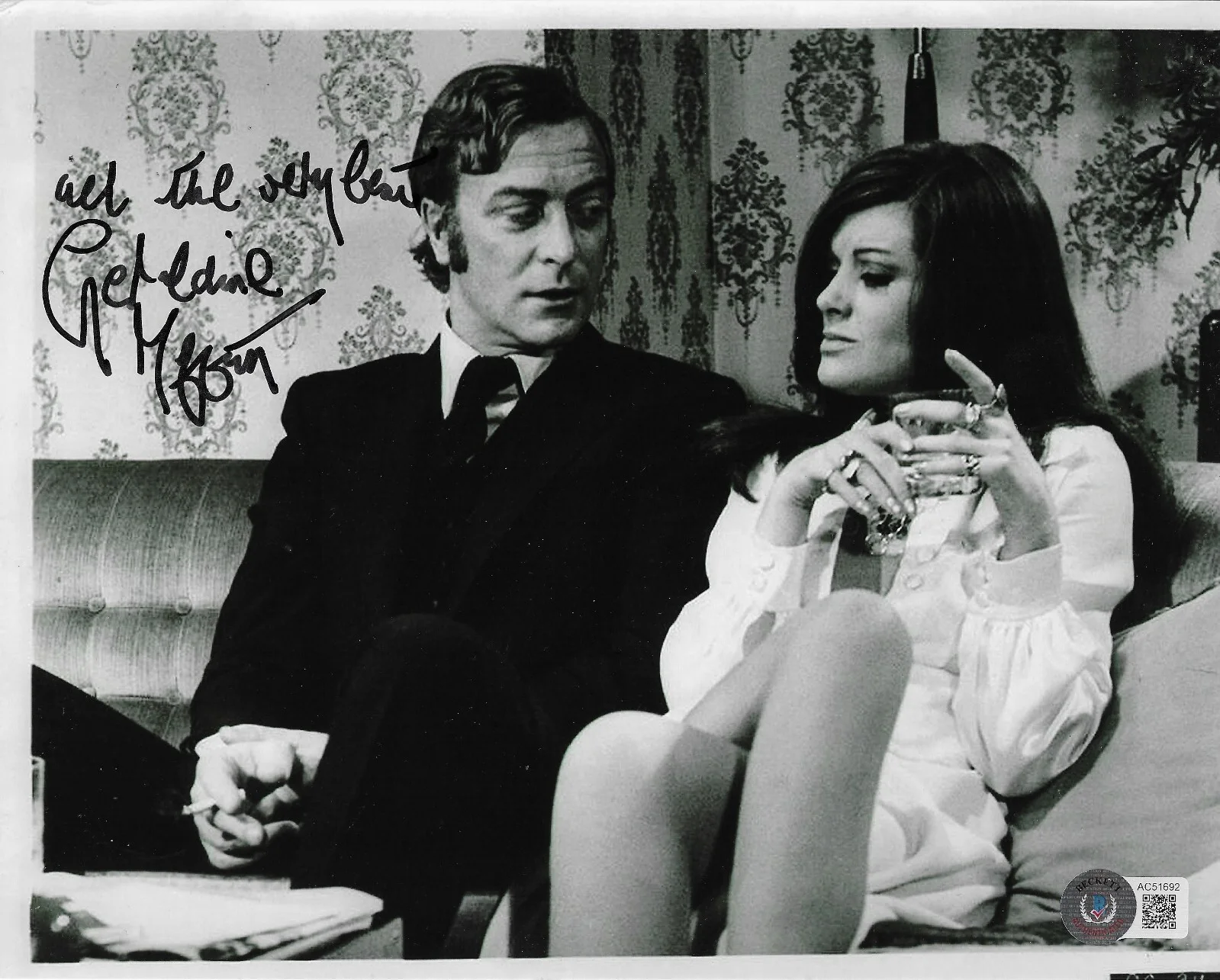 Geraldine Moffat — Geraldine Moffat Signed 8x10 Photo Autographed BAS Get Carter 92
