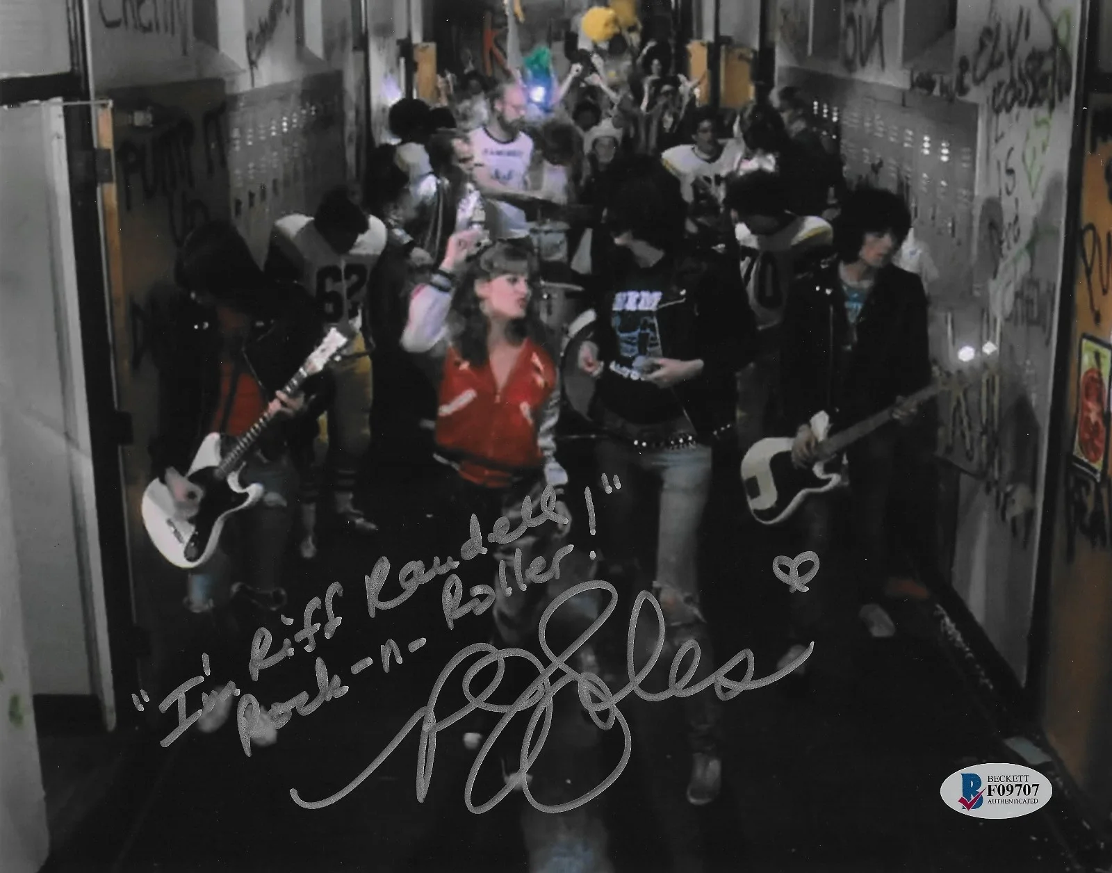 P.J. Soles — P.J. Soles BAS COA Signed 8x10 Photo Autographed Rock 'n' Roll High School