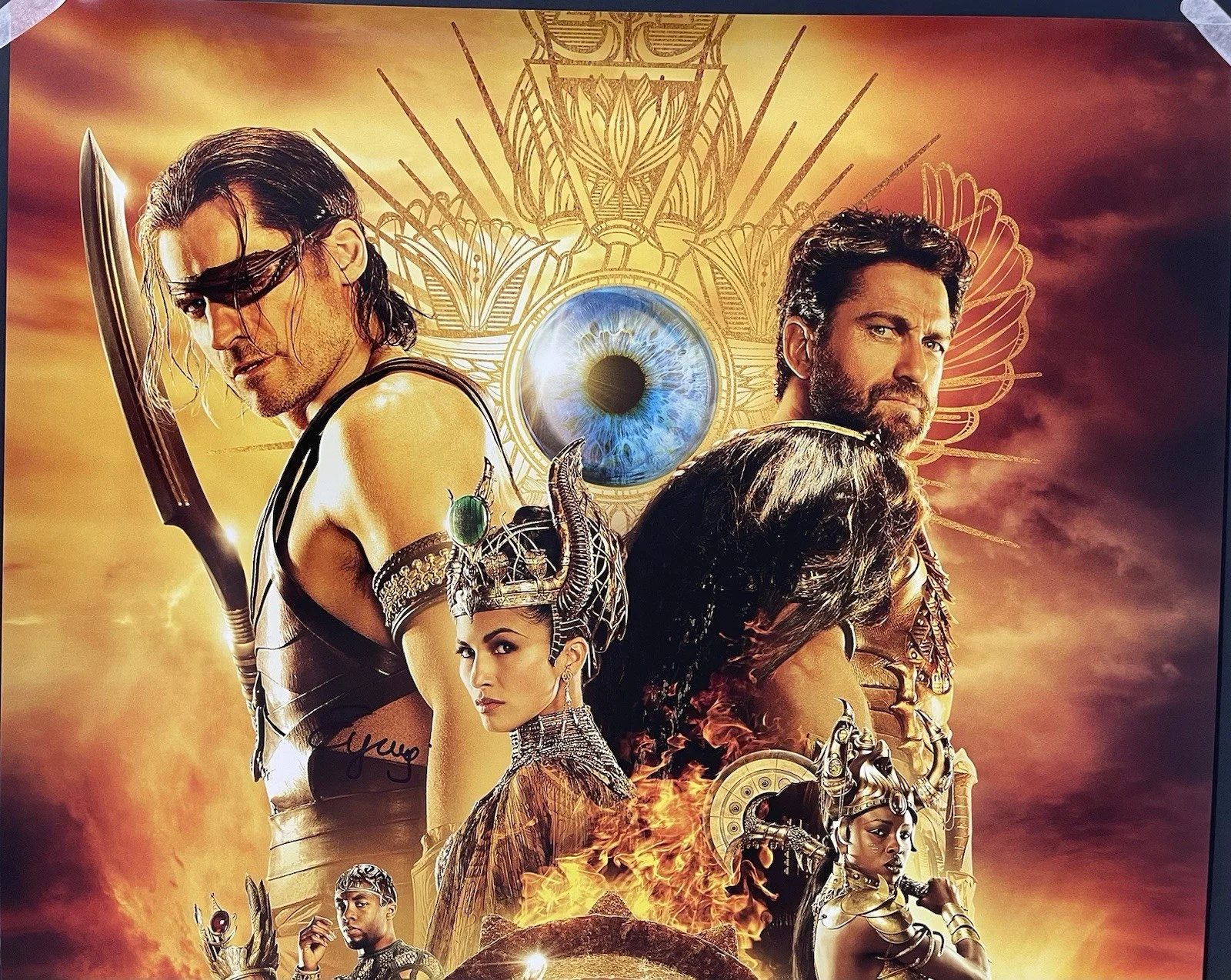 Elodie Yung — Elodie Yung Signed 27x40 Poster Gods of Egypt UDA Upper Deck #25/25 Photo, изображение 2