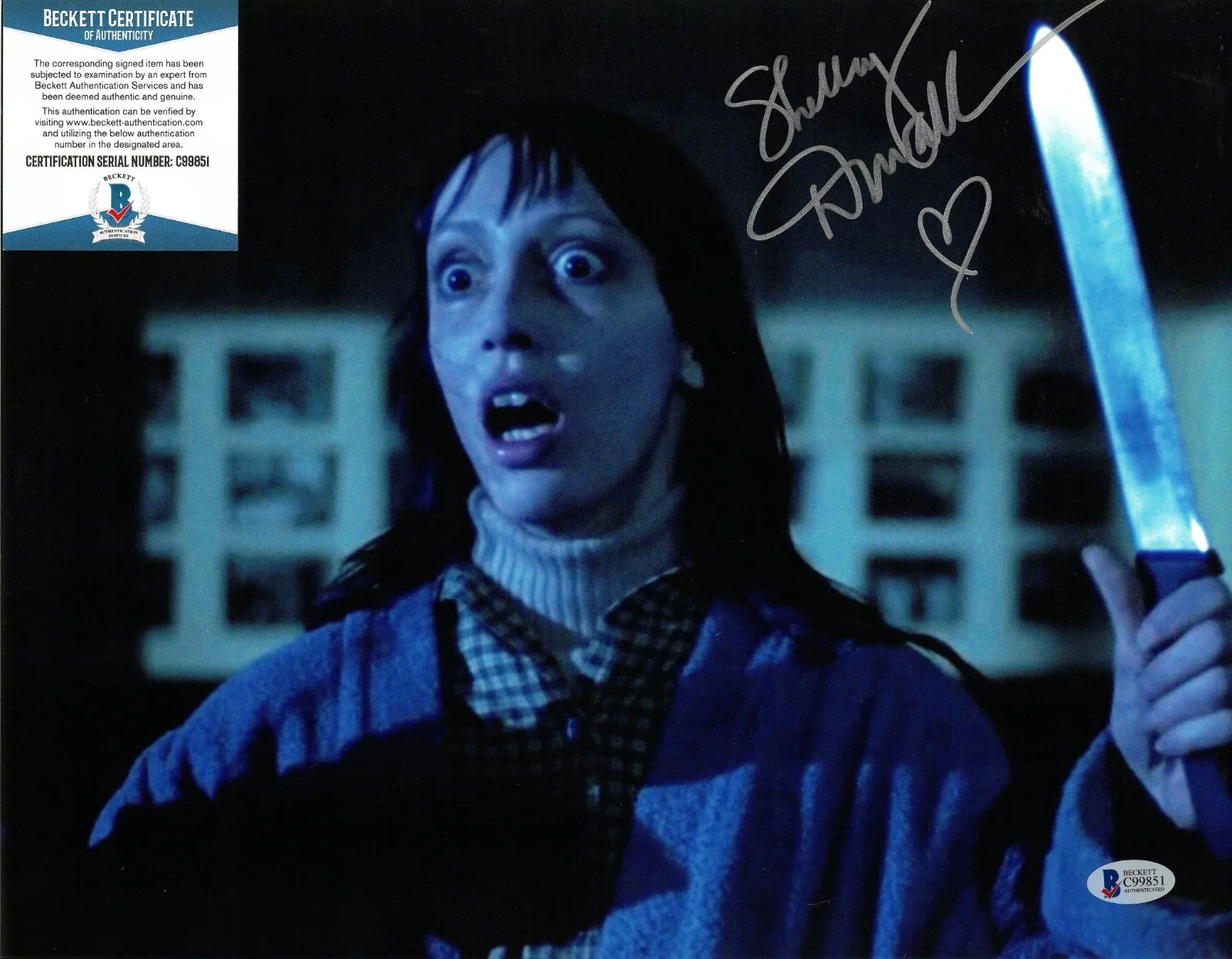 Shelley Duvall — Shelley Duvall BAS COA Signed 11x14 Photo Autographed The Shining Wendy, image 2