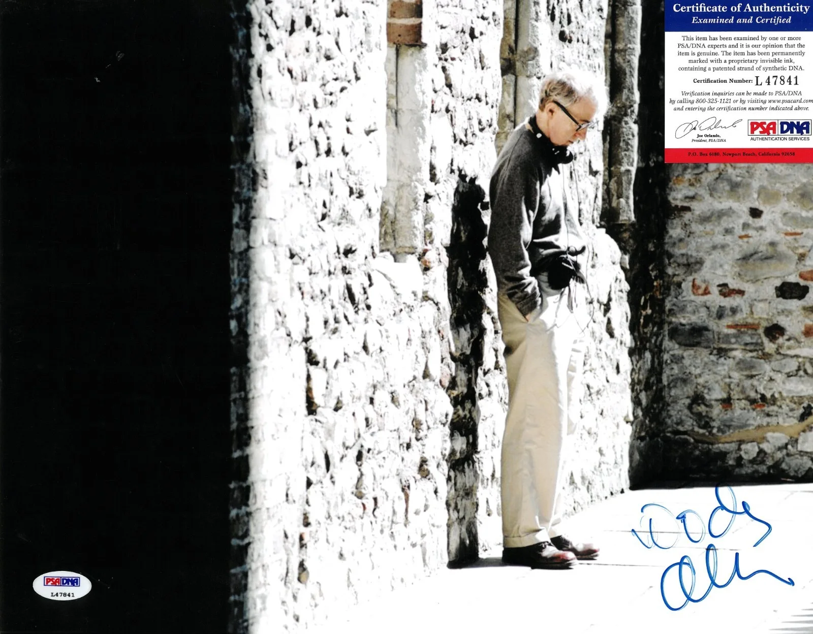 Woody Allen — Woody Allen PSA/DNA COA Signed 11x14 Photo Autographed Match Point, image 3