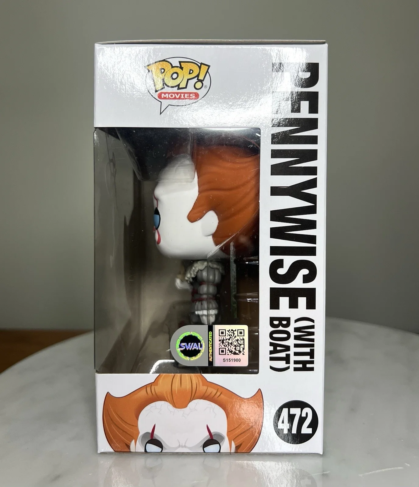 Andy Muschietti — Andy Muschietti Pennywise It Signed Funko Pop SWAU COA, изображение 4
