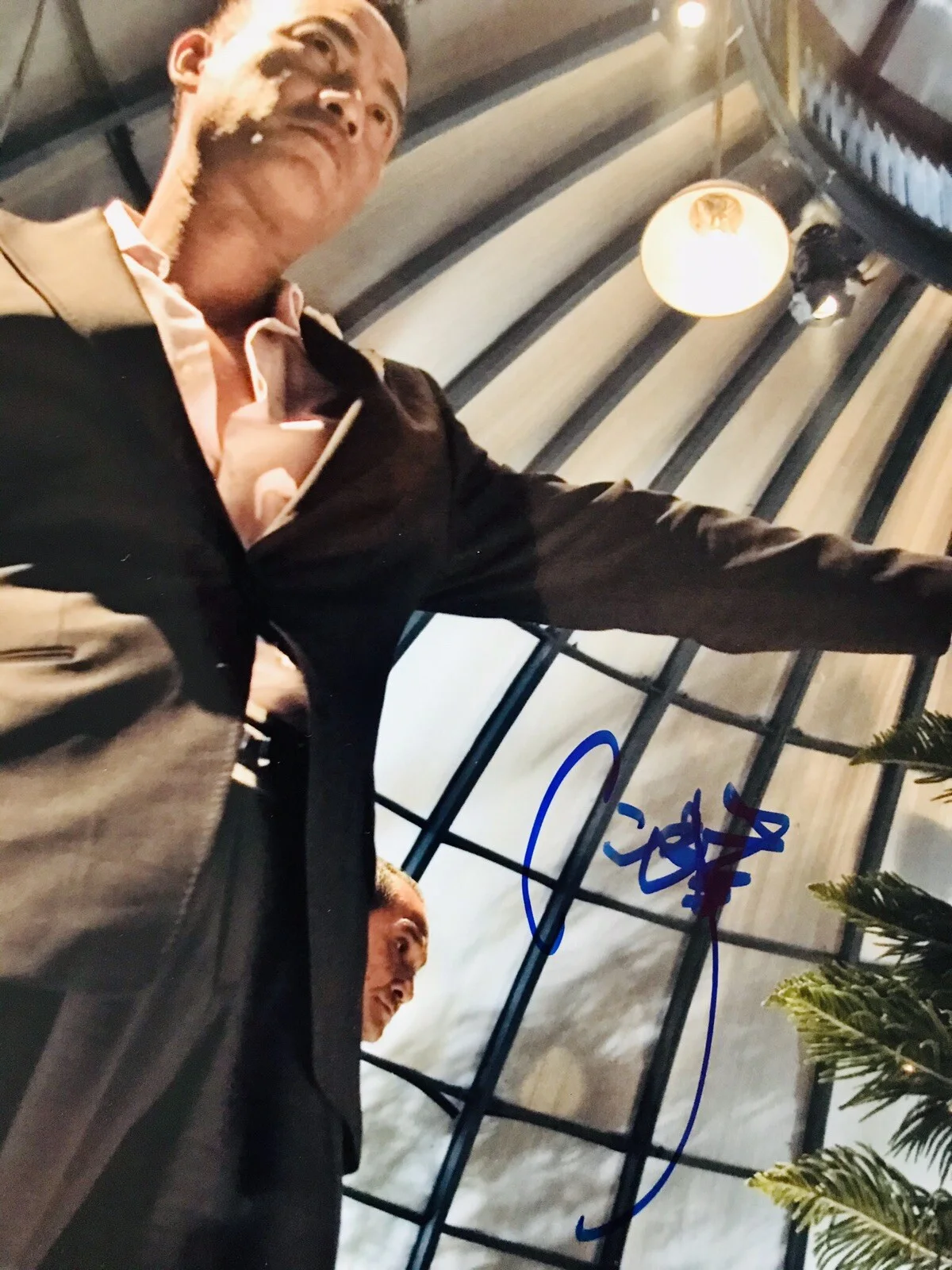 Simon Yam — Simon Yam Tat Wah signed 8x10 photo - In Person Proof. Triad, Election, Ip Man., изображение 2