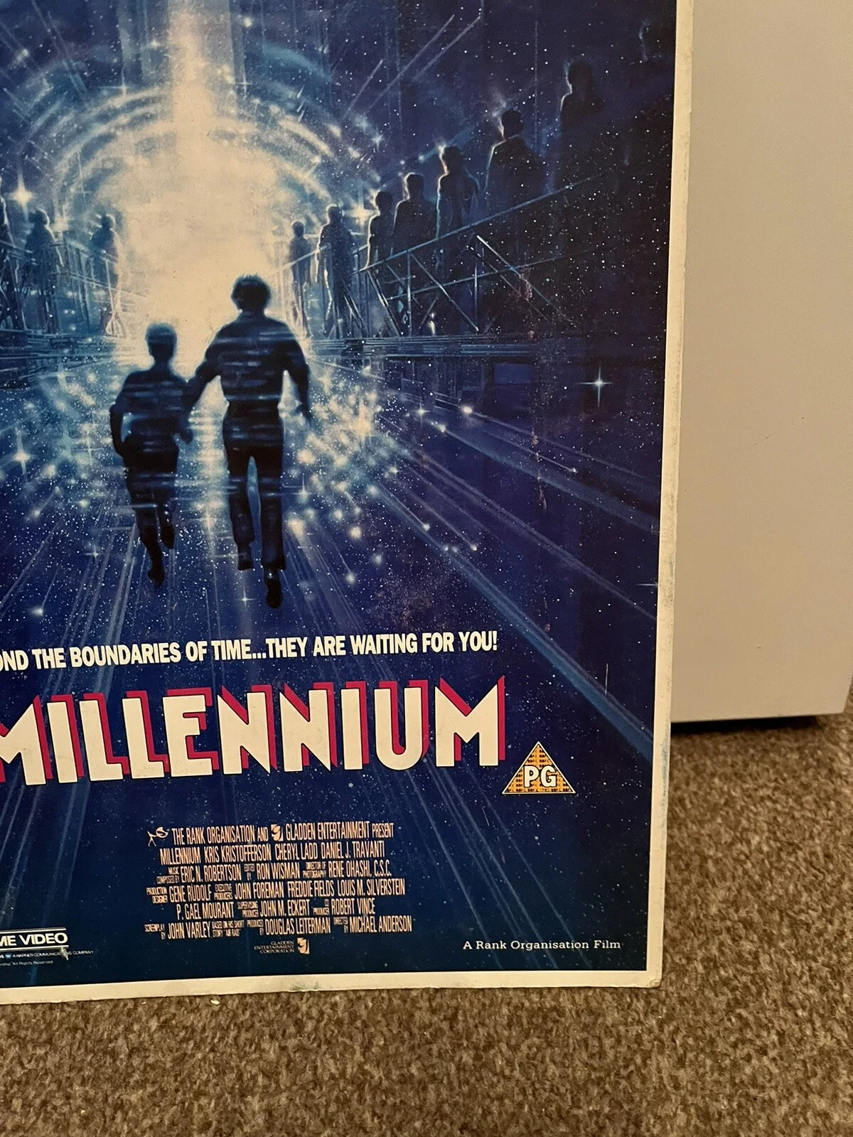 Millennium Sci Fi Tim Travel Promotional Sign Billboard 2004 Kris Kristofferson, изображение 4