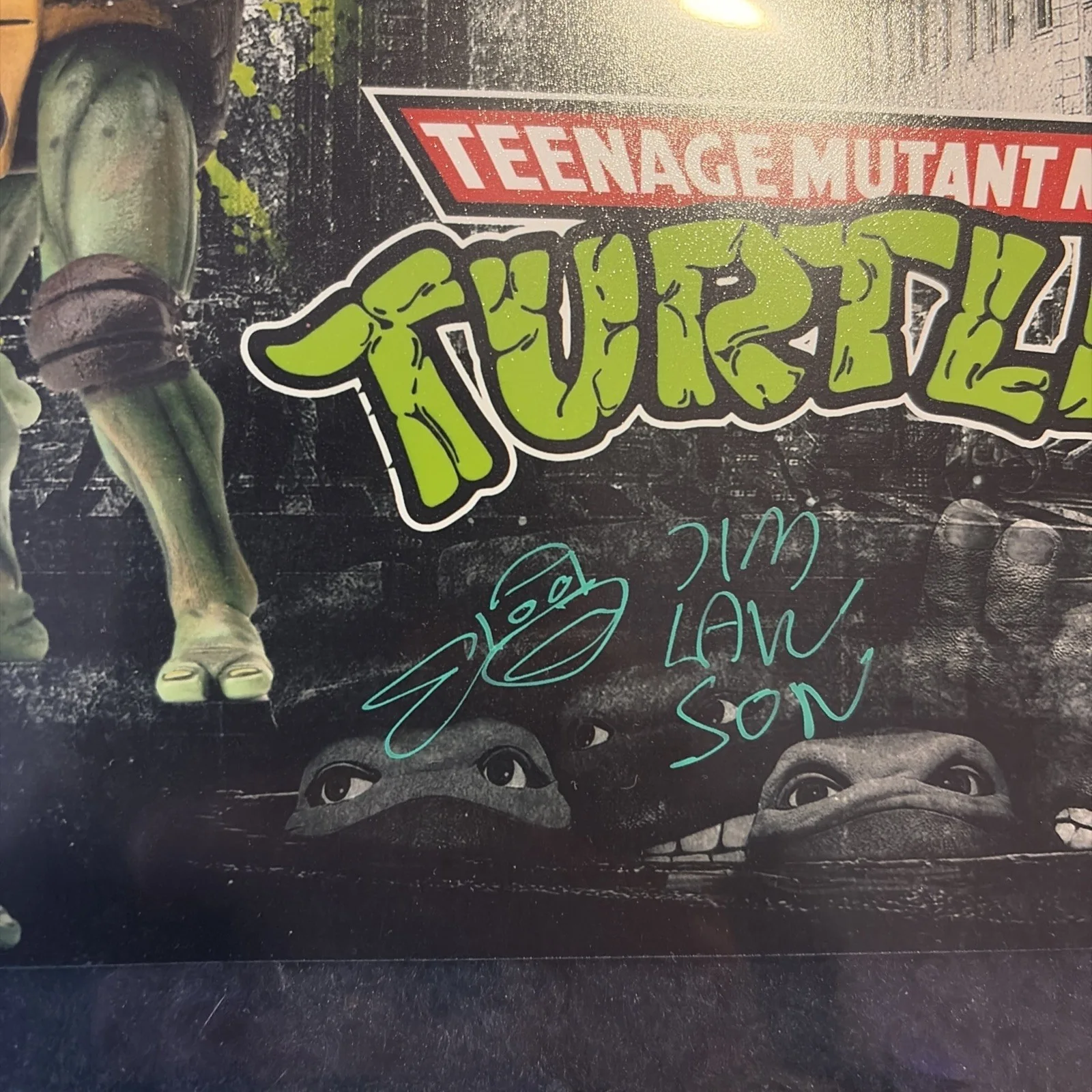 Teenage Mutant Ninja Turtles Jim Lawson Signed Autographed 8x10 Photo BeckettCOA, изображение 2