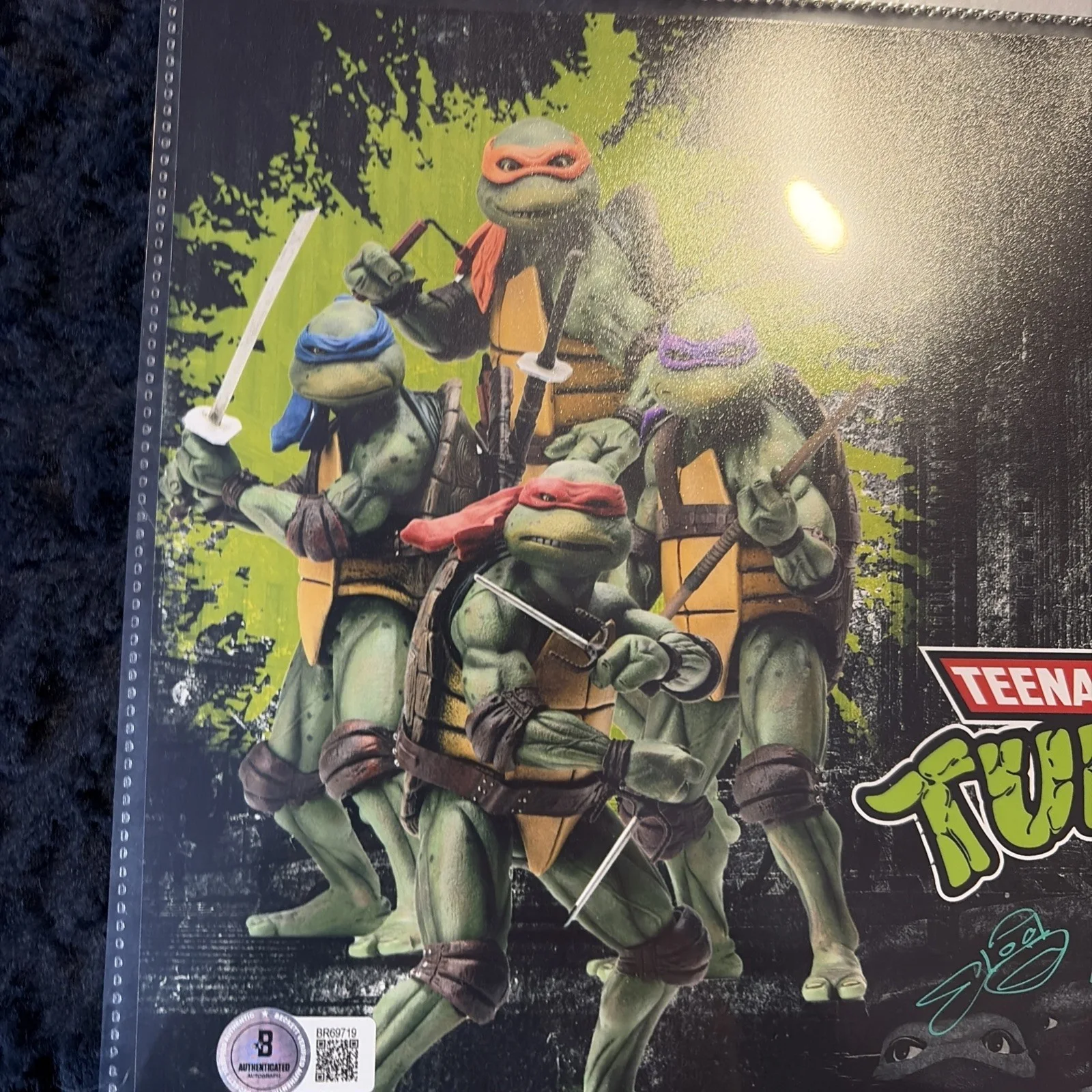 Teenage Mutant Ninja Turtles Jim Lawson Signed Autographed 8x10 Photo BeckettCOA, изображение 3