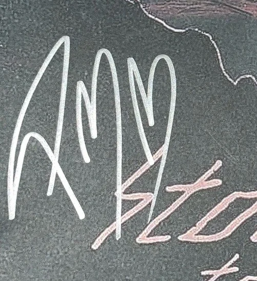POST MALONE TOUR PROMO HAND SIGNED!!!!, image 2