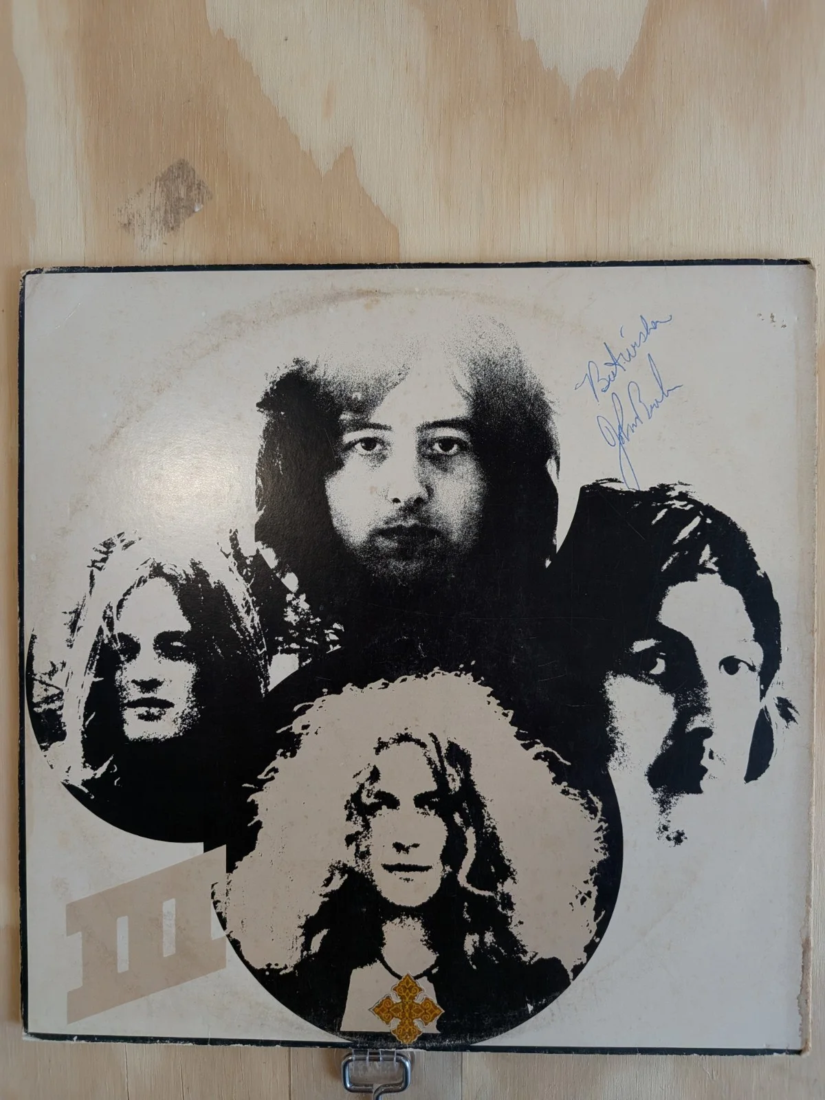Led Zeppelin Signed Album Cover Zeppelin III, image 2