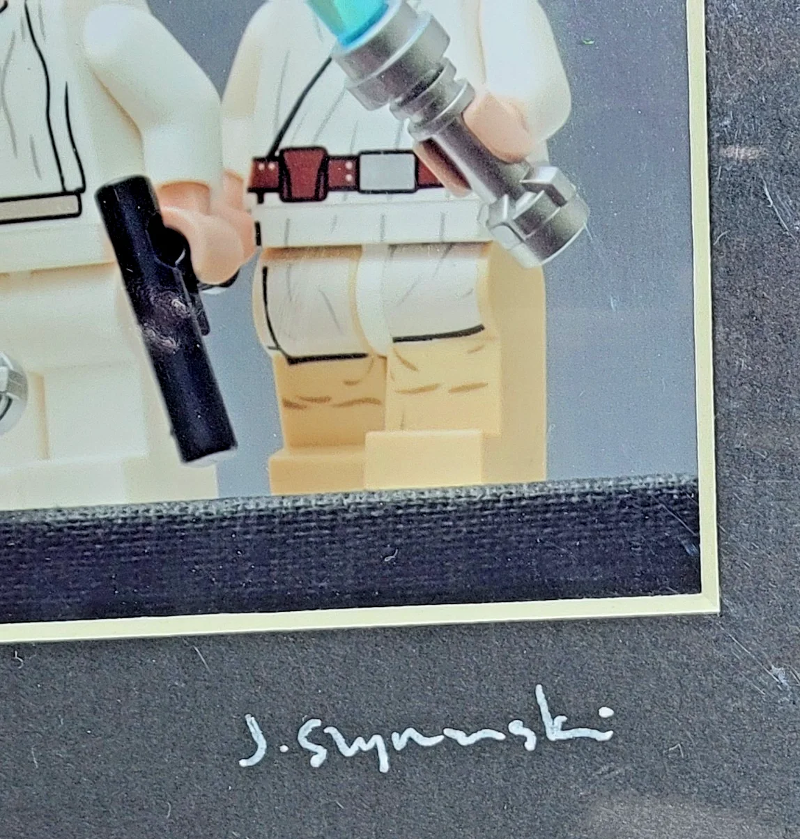 J. Shymanski — Signed J. Shymanski LEGO Star Wars Pop Art Photo Print Luke Leia Chewie Han Yoda, изображение 2