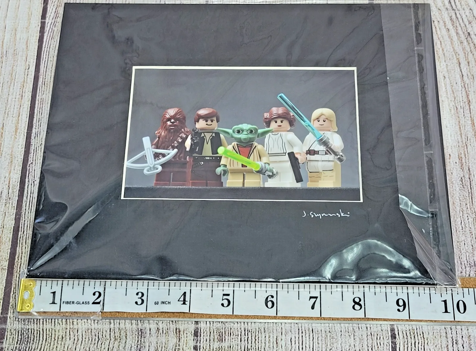 J. Shymanski — Signed J. Shymanski LEGO Star Wars Pop Art Photo Print Luke Leia Chewie Han Yoda, изображение 5