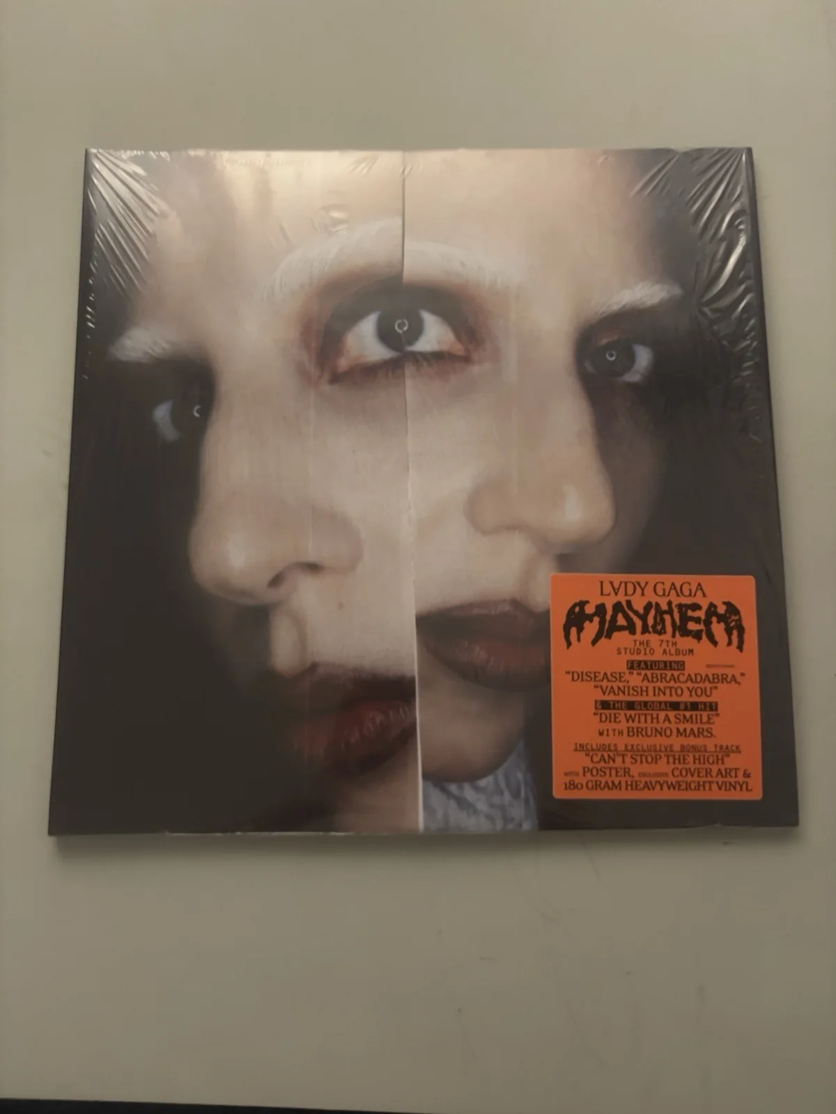 Lady Gaga Signed Mayhem Black Vinyl Autographed PSA/DNA COA, image 2