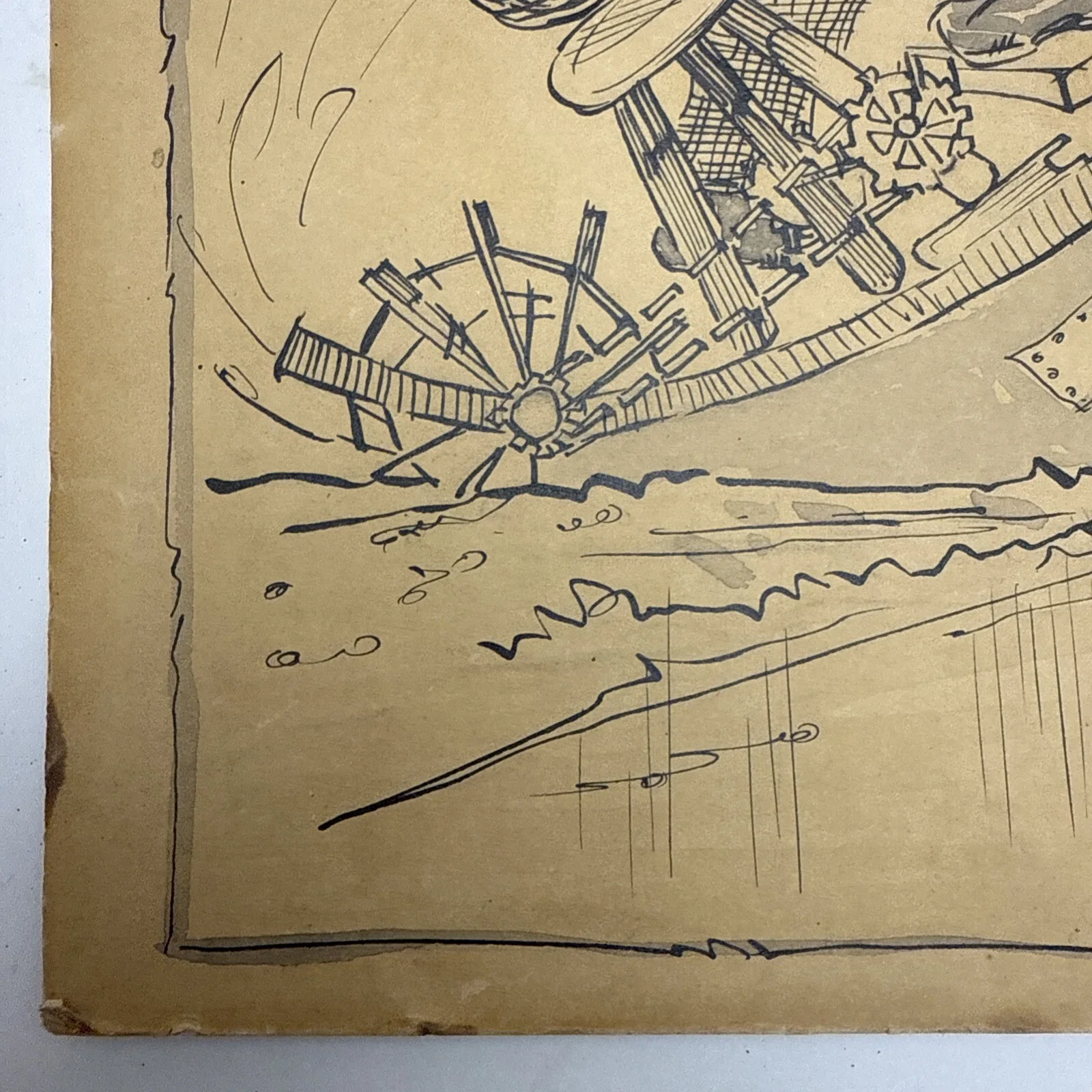 Will Rogers — Will Rogers &Irvin S. Cobb Autographed Caricatures From Steamboat Round the Bend, изображение 4