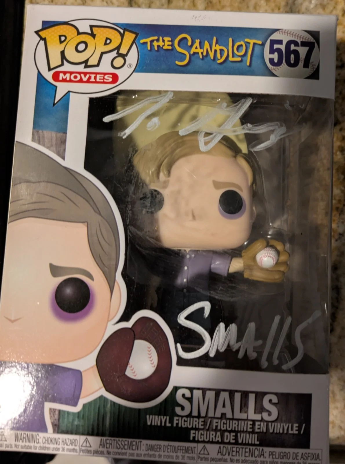 Tom Guiry Signed SMALLS Pop Vinyl 567 The Sandlot Figure, изображение 2