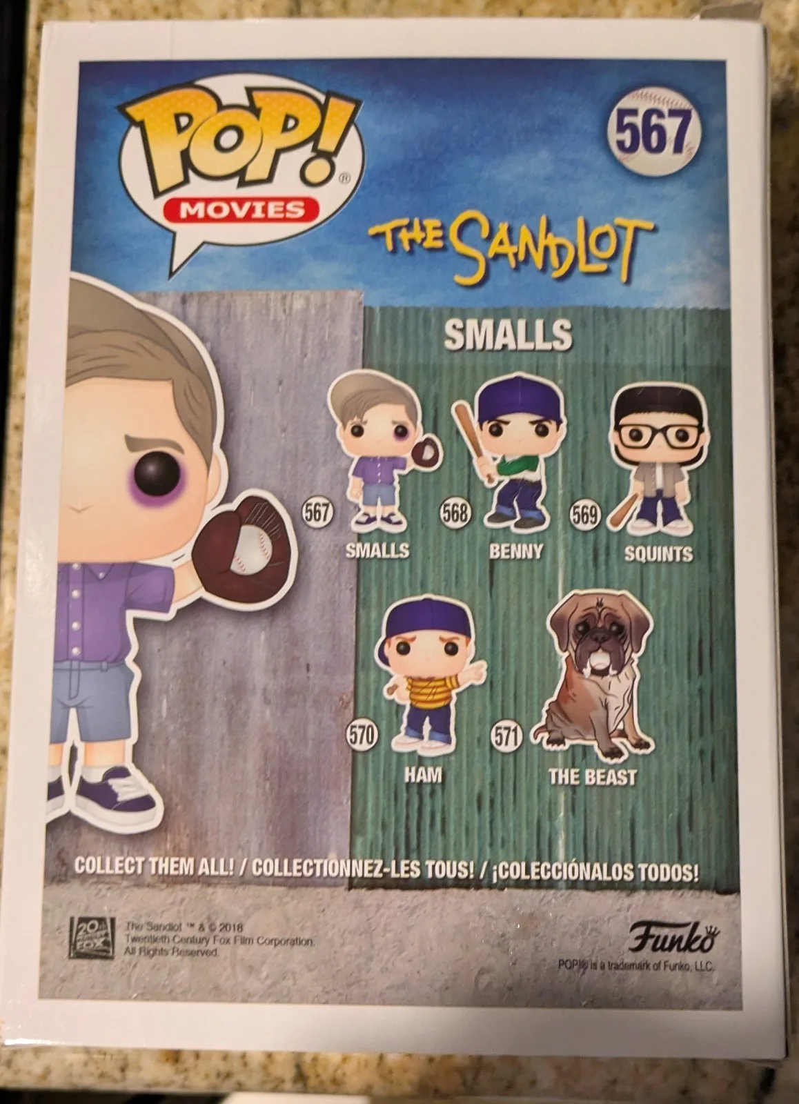Tom Guiry Signed SMALLS Pop Vinyl 567 The Sandlot Figure, изображение 3