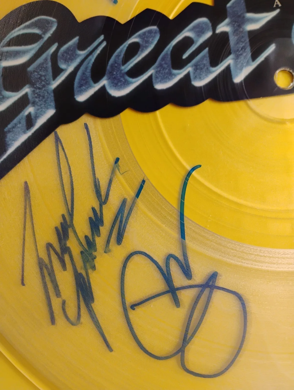 Great White Band Signed 12" Single, image 3