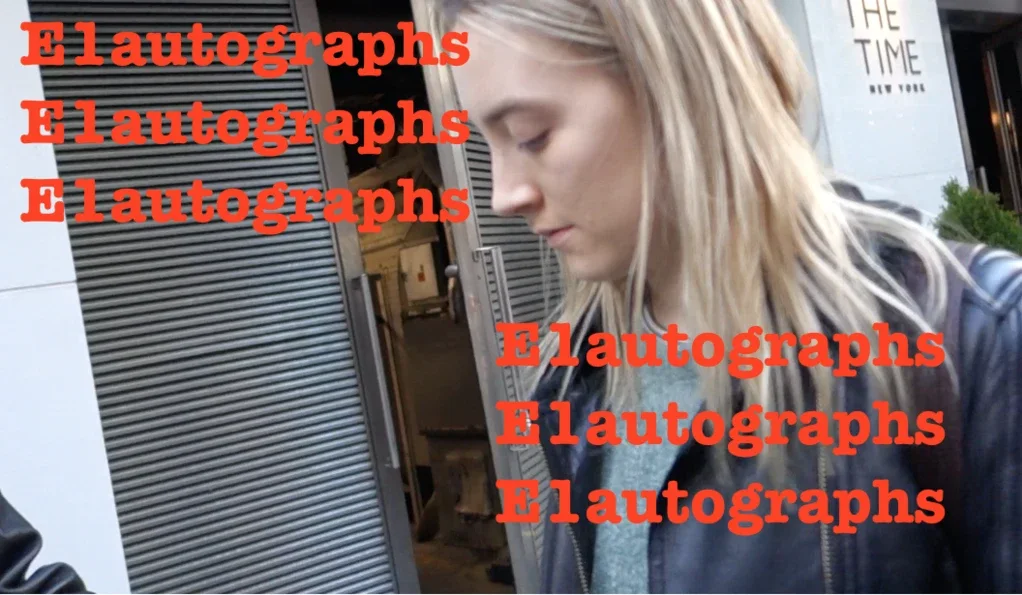 Saoirse Ronan — Saoirse Ronan signed 8x10 photo in person. Proof - Lady Bird, Atonement, изображение 2