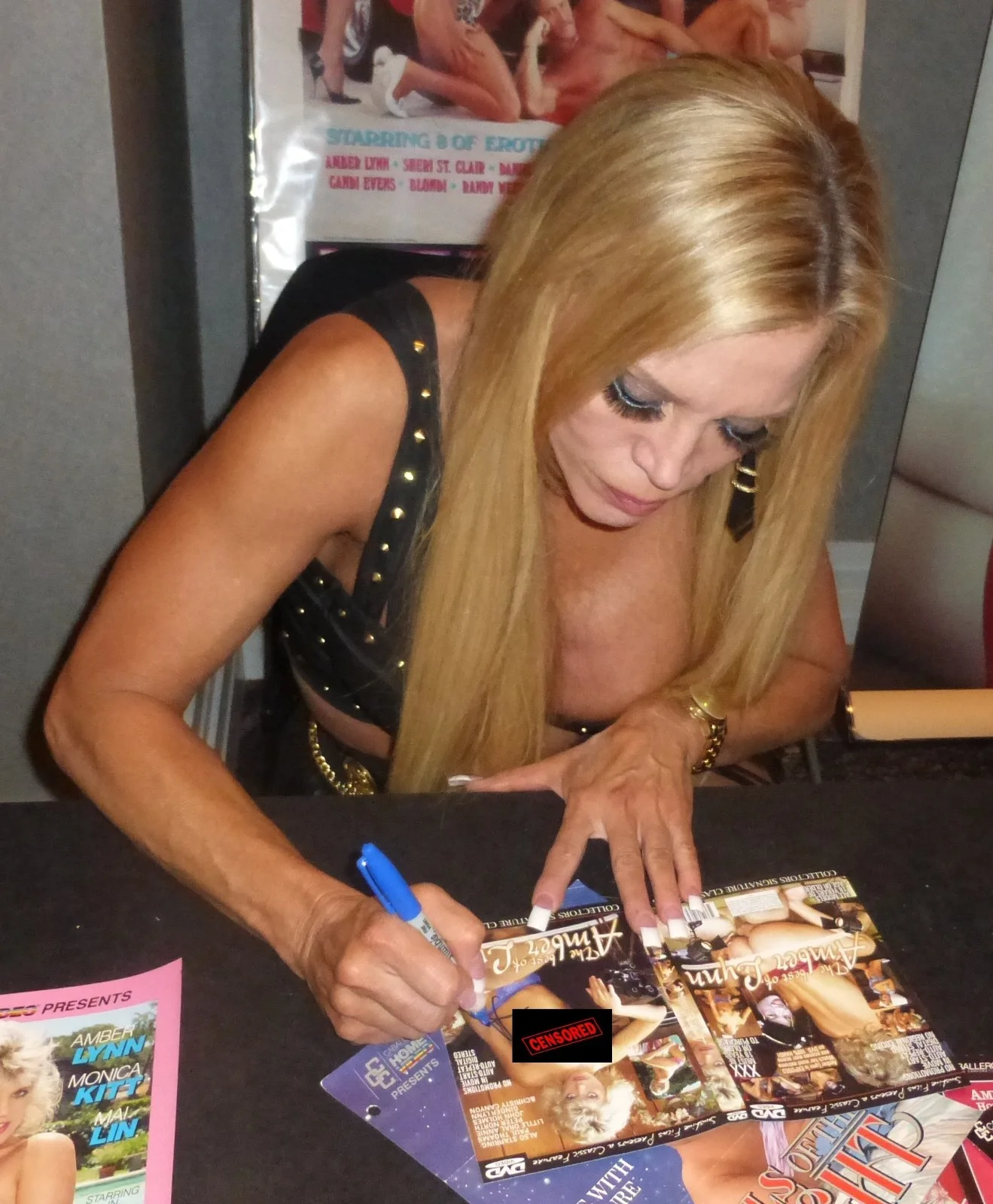 Amber Lynn — The Best of Amber Lynn Signed DVD Cover PSA/DNA COA Adult Film Legend Auto'd, изображение 4