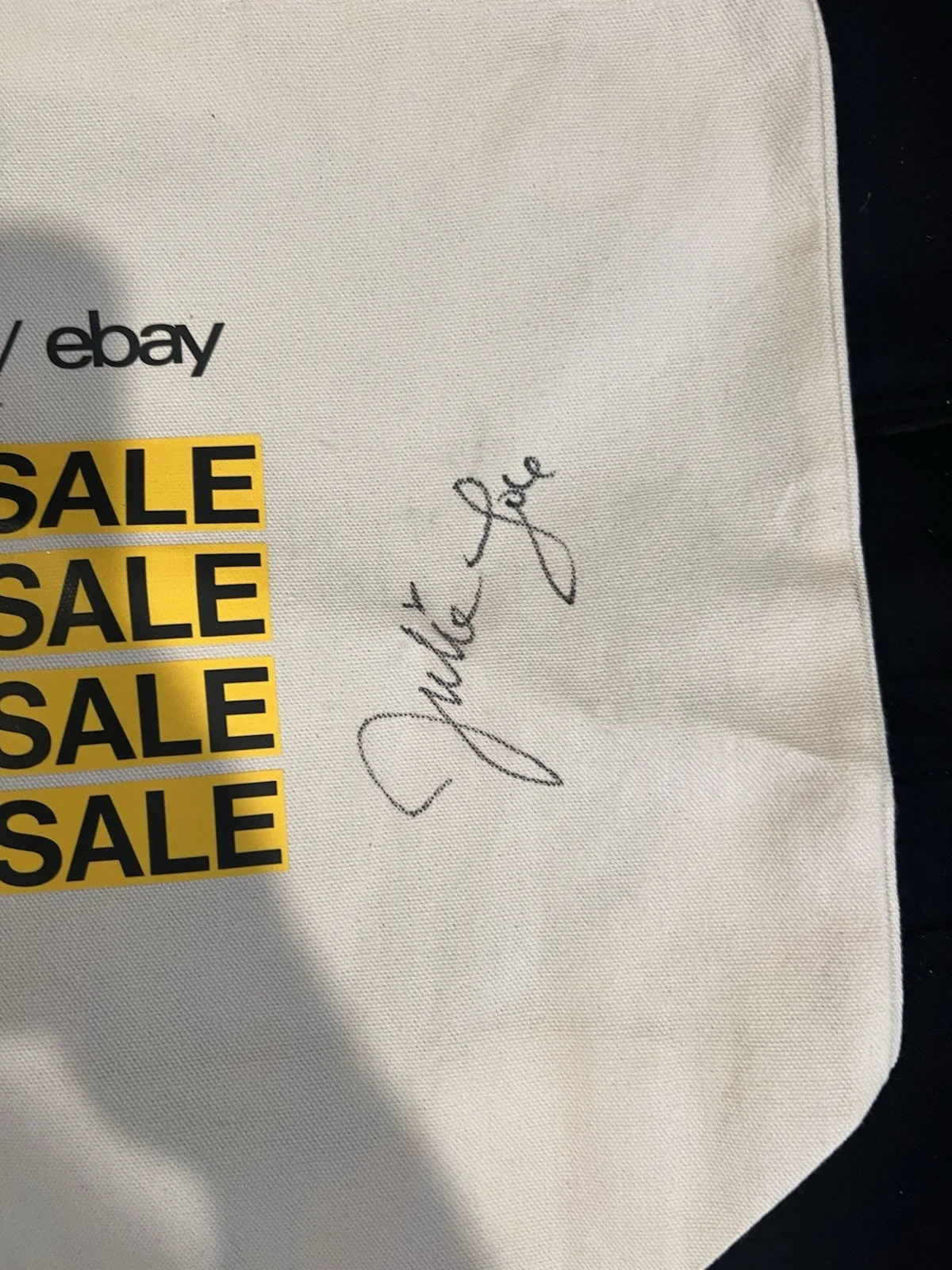 Julia fox eBay Stoop Sale Signed Bag, image 4