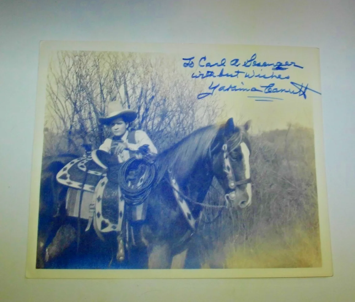 YAKIMA CANUTT — Rare Cowboy Star YAKIMA CANUTT Inscribed & Signed Type 1 Photo, изображение 4