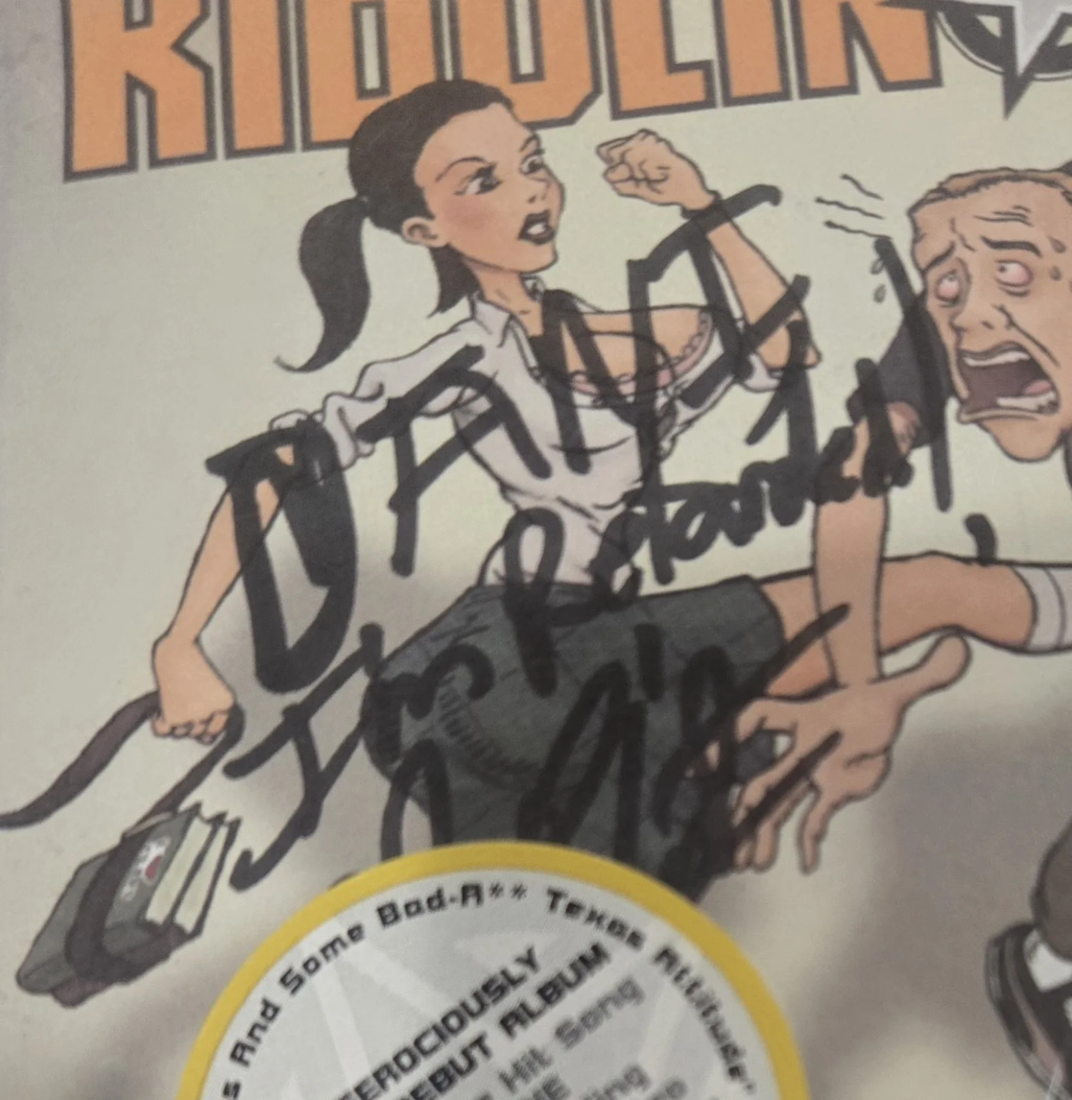 Signed Riddlin Kids Hurry Up And Wait CD Autographed Pop Punk Warped Tour, изображение 2